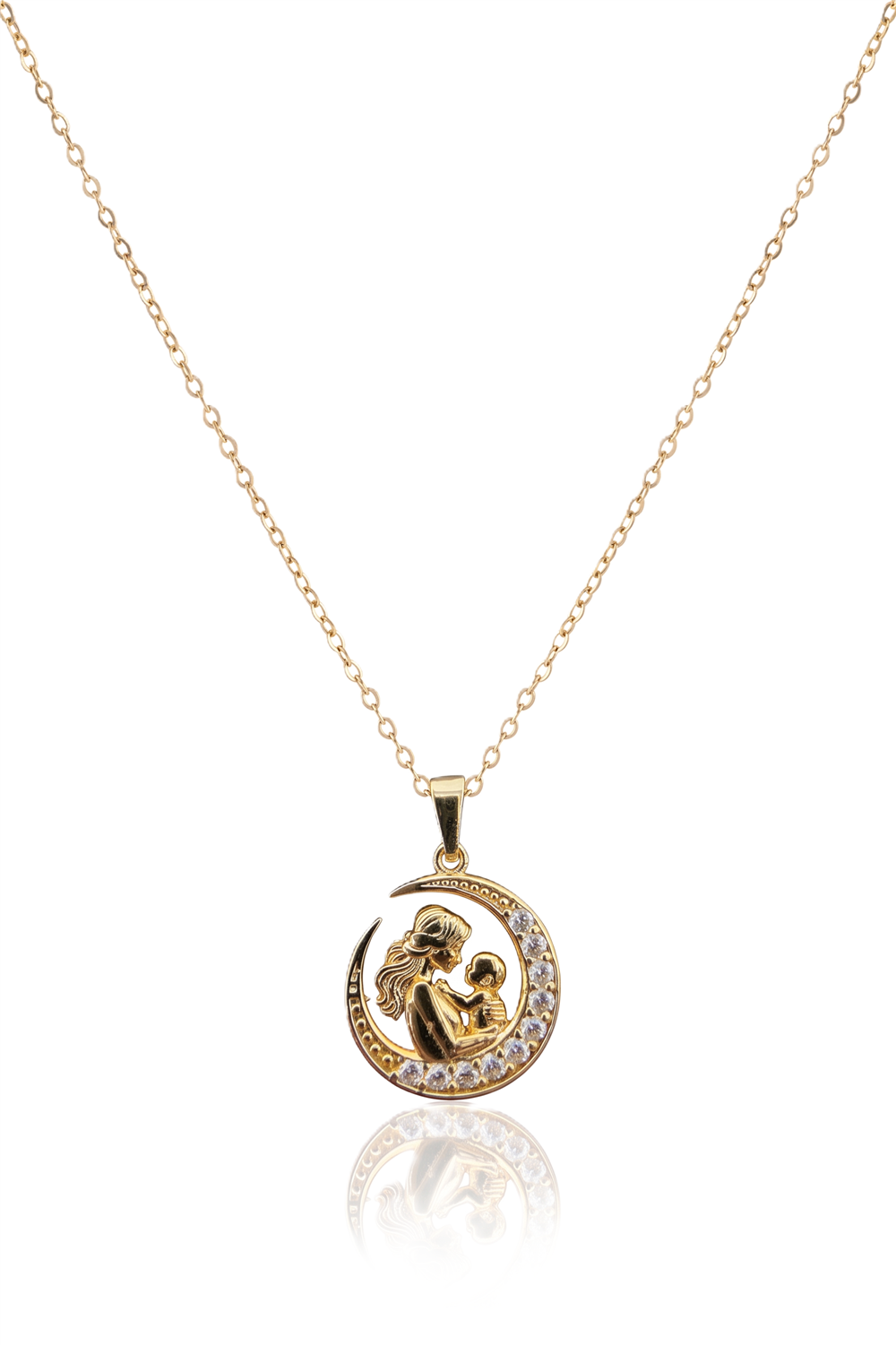 Çelik Kolye GOLD 45cm