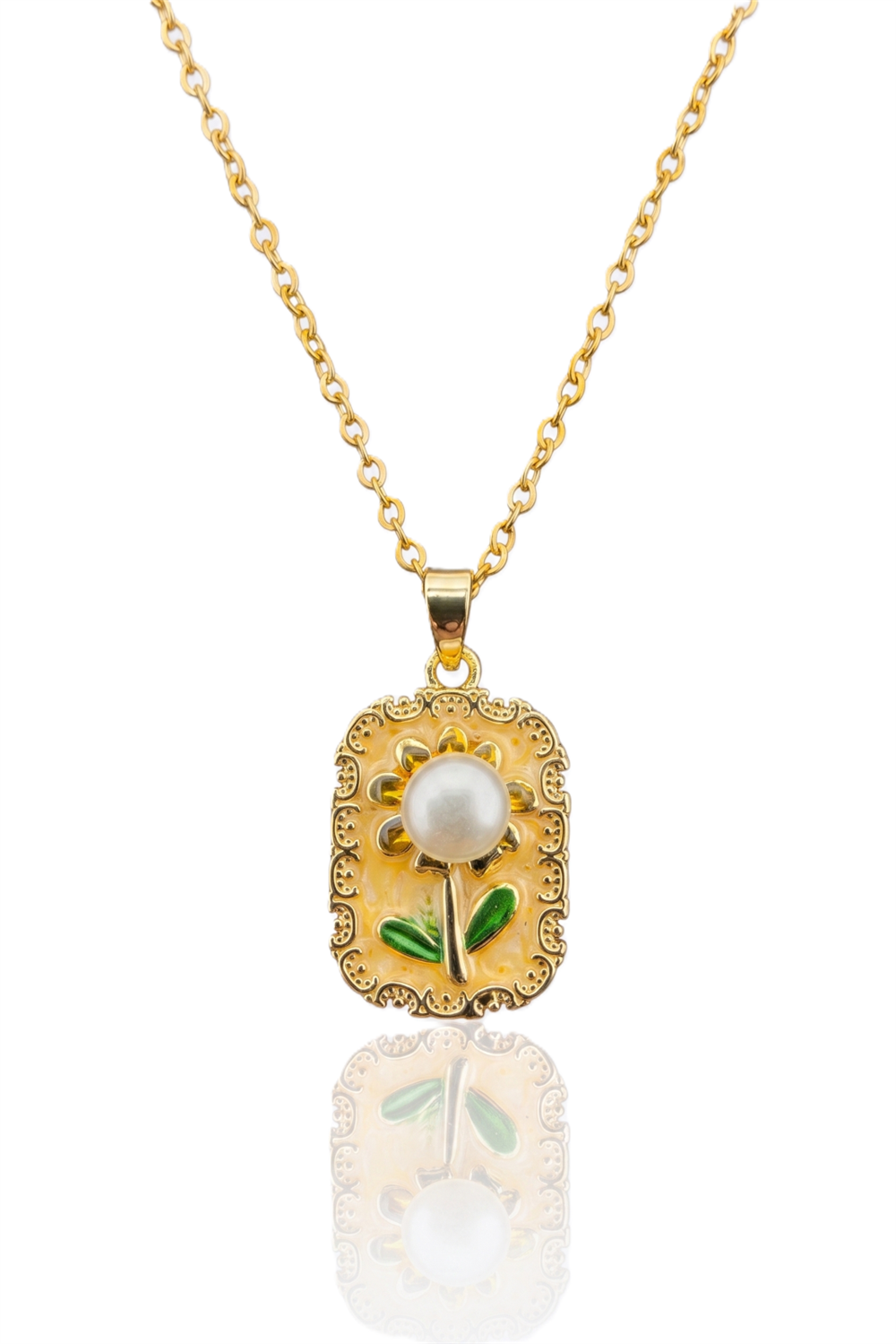 Çelik Kolye GOLD 45cm