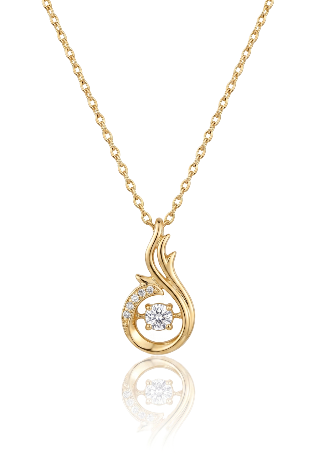 Çelik Kolye GOLD 45cm