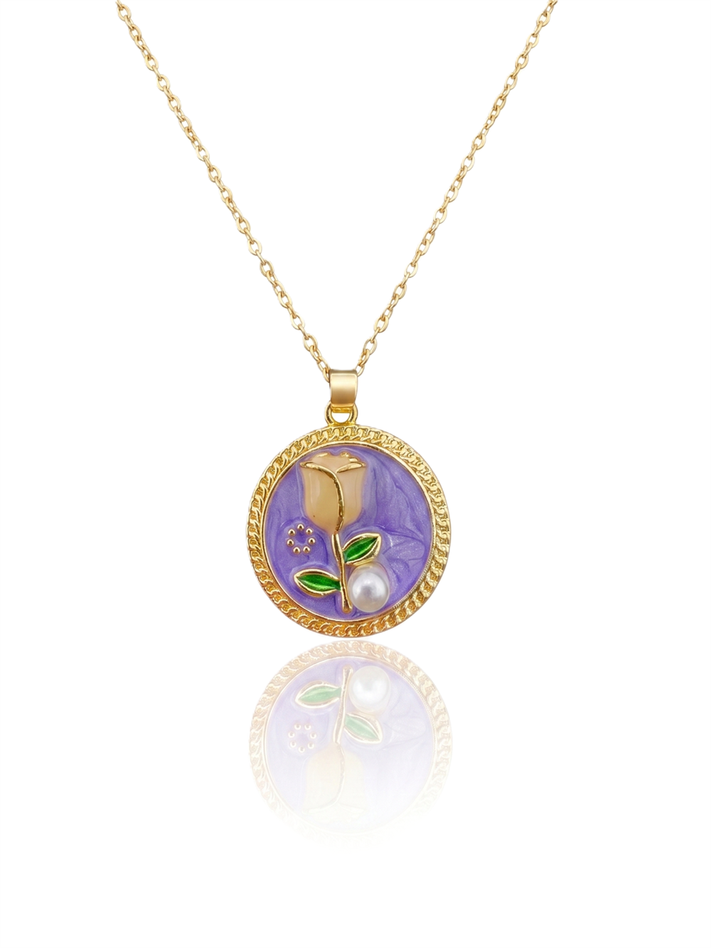 Çelik Kolye GOLD 45cm
