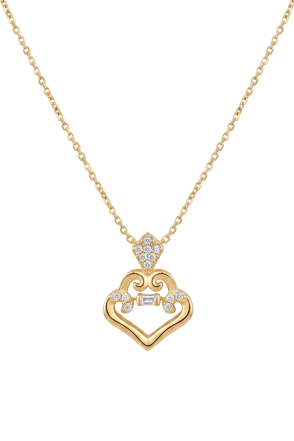 Çelik Kolye GOLD 45cm