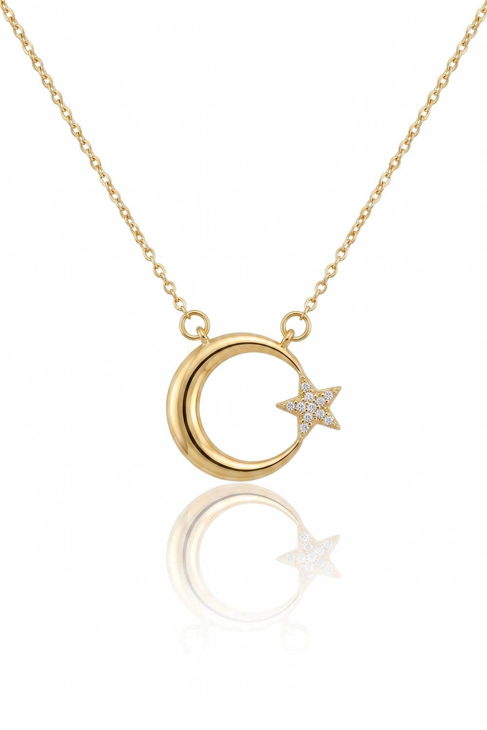 Çelik Kolye GOLD 45cm