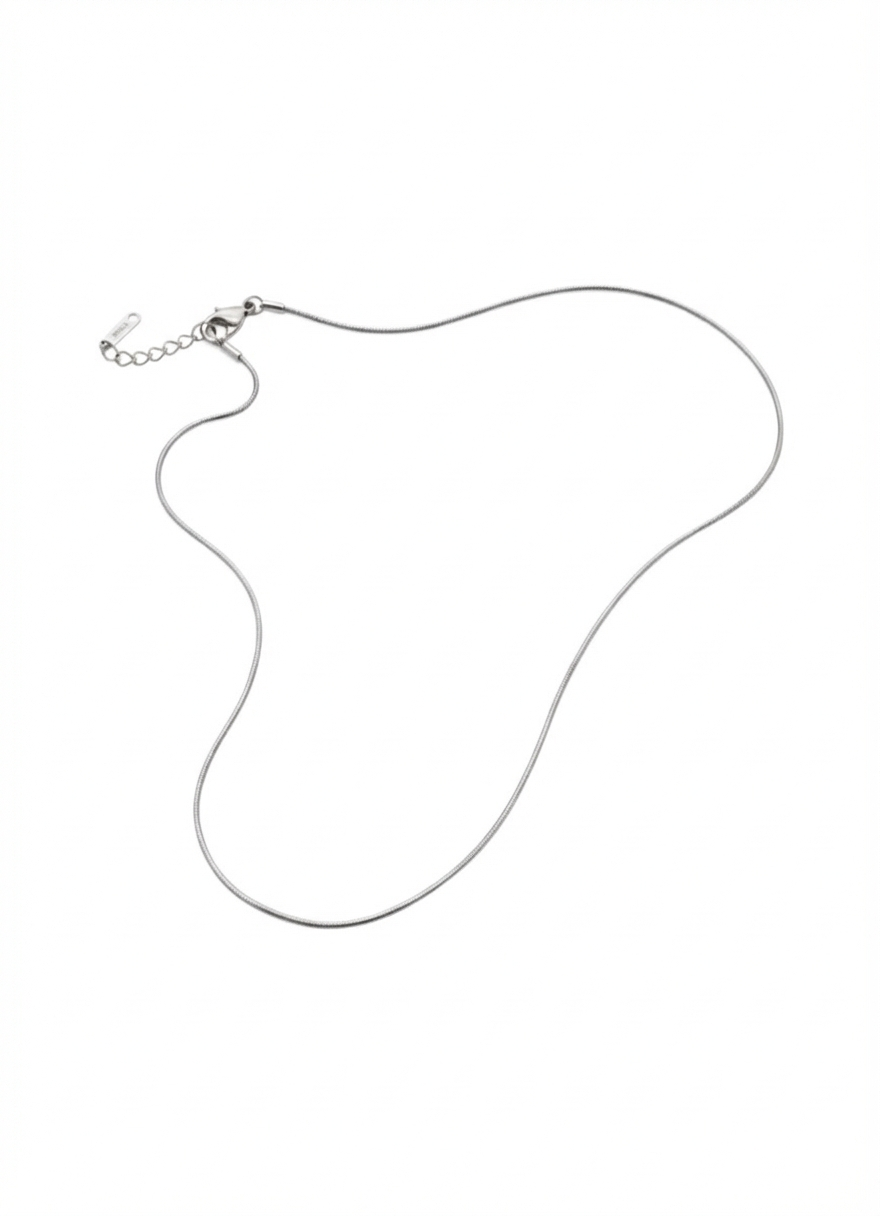 Çelik Kolye SILVER 45 cm