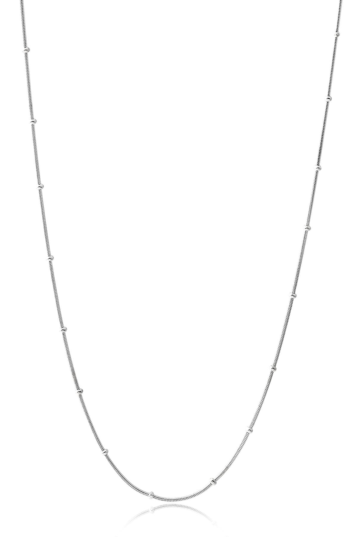 Çelik Kolye SILVER 45cm