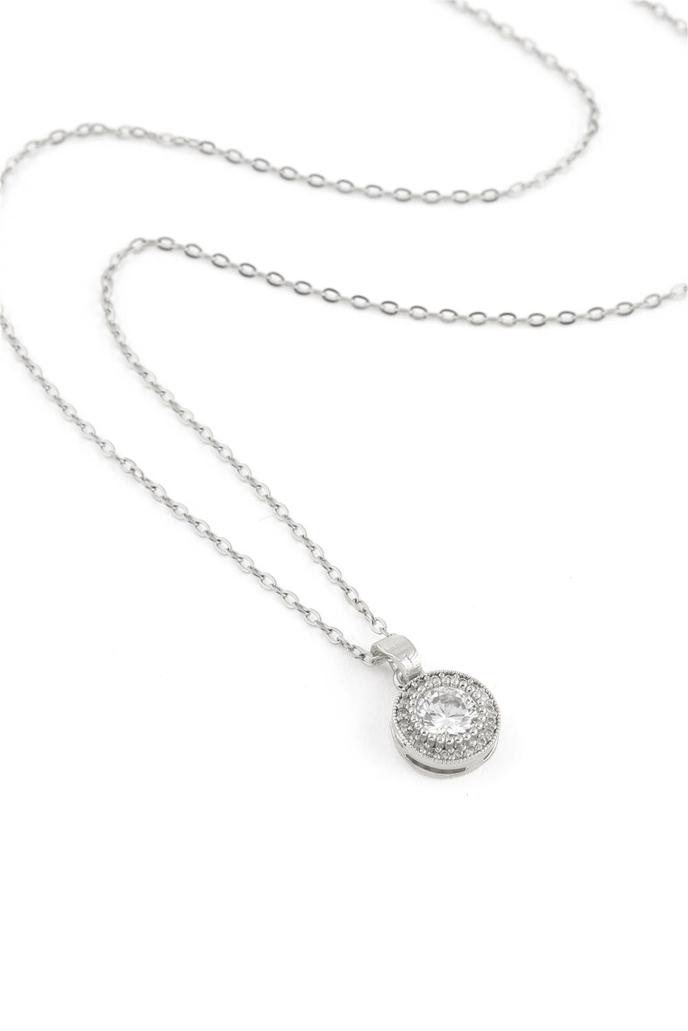 Çelik Kolye Silver 45cm