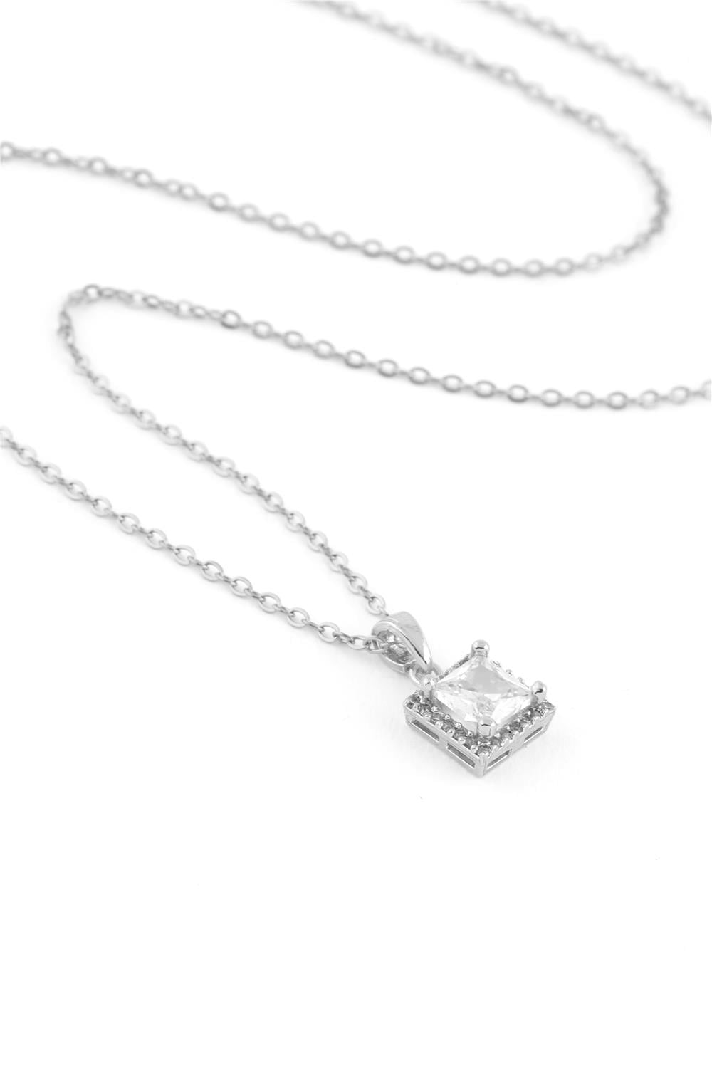 Çelik Kolye Silver 45cm