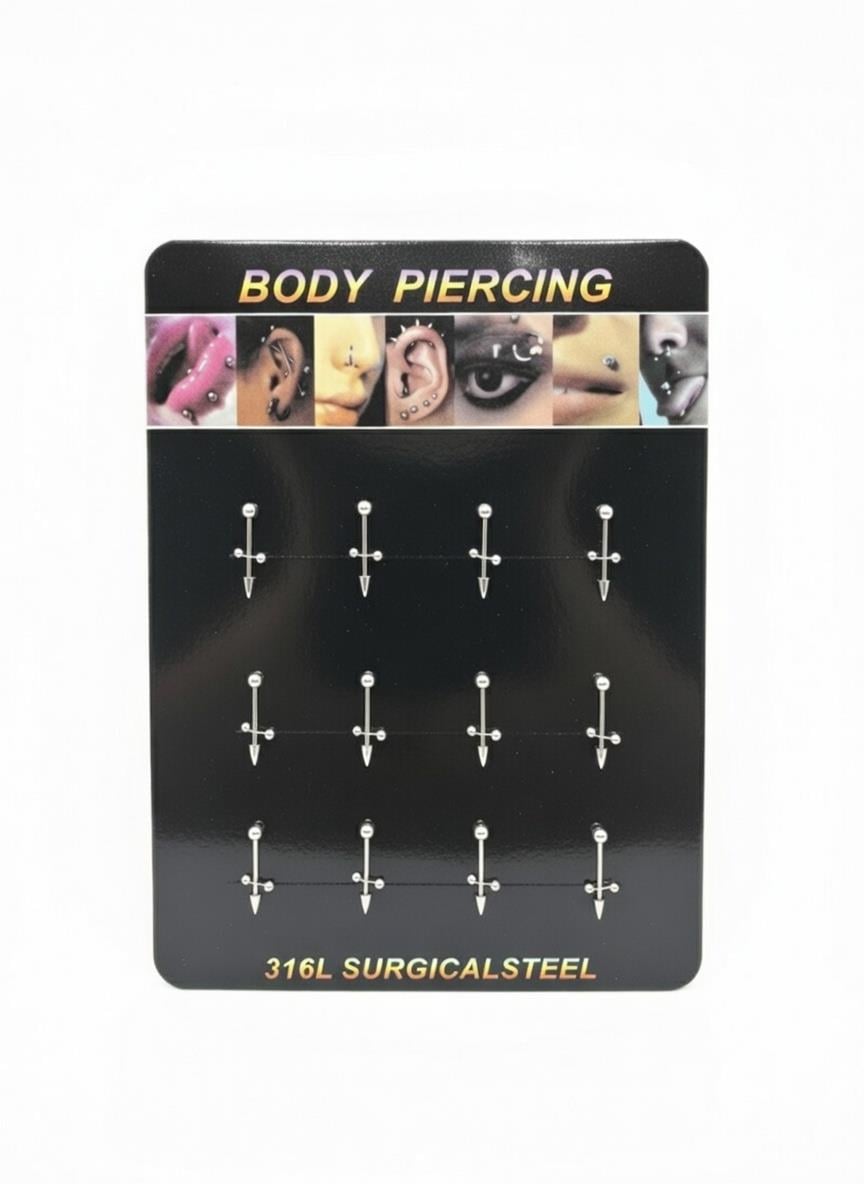 Çelik Piercing 12 Adet