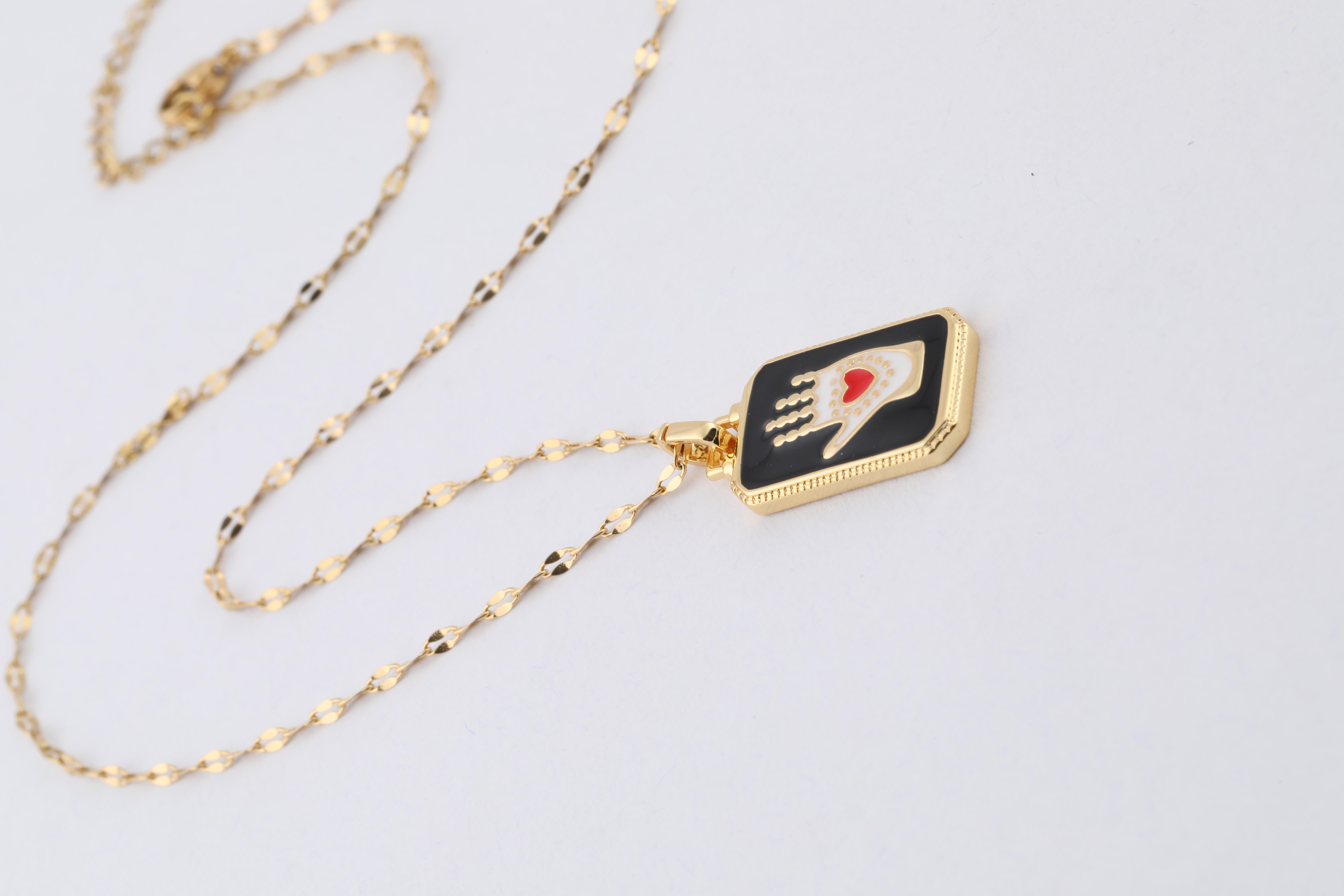 Çelik Tarot Kolye 45cm