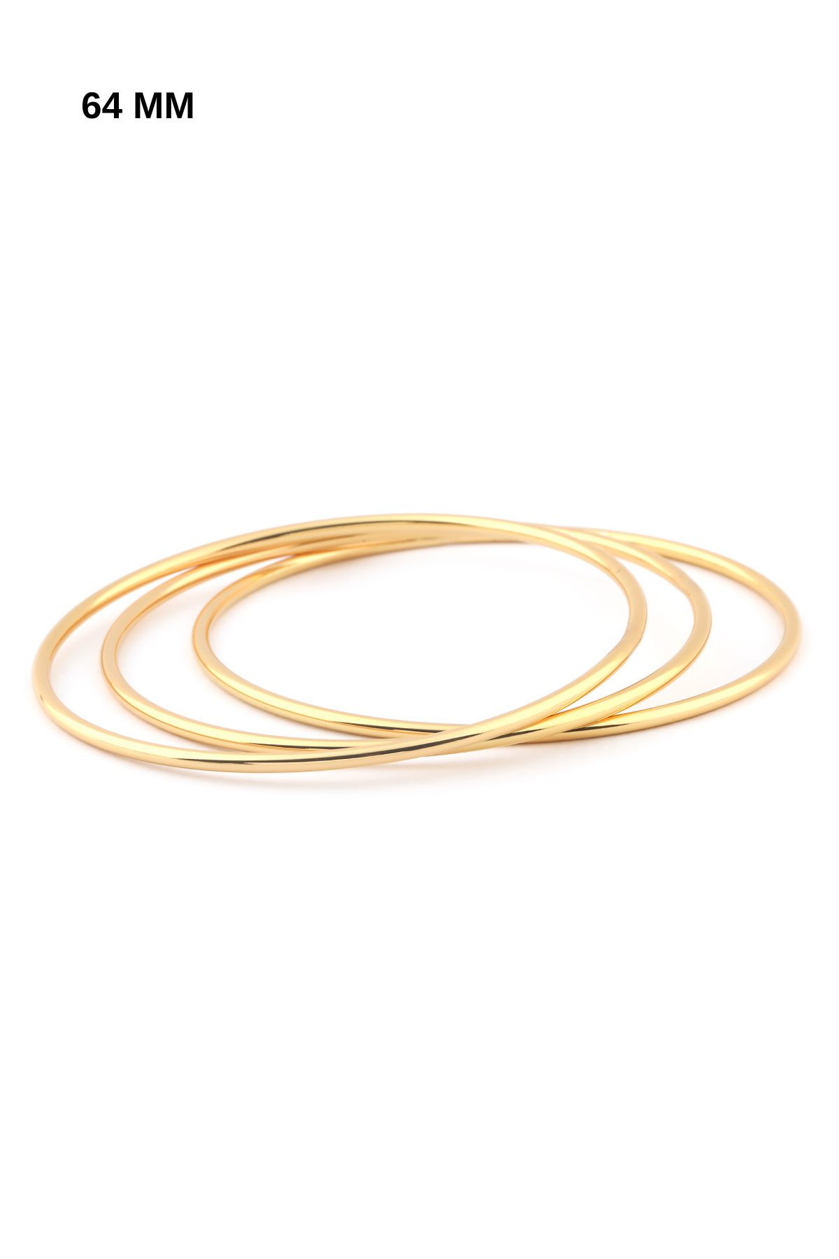 Çelik Üçlü Ajda Bileklik GOLD