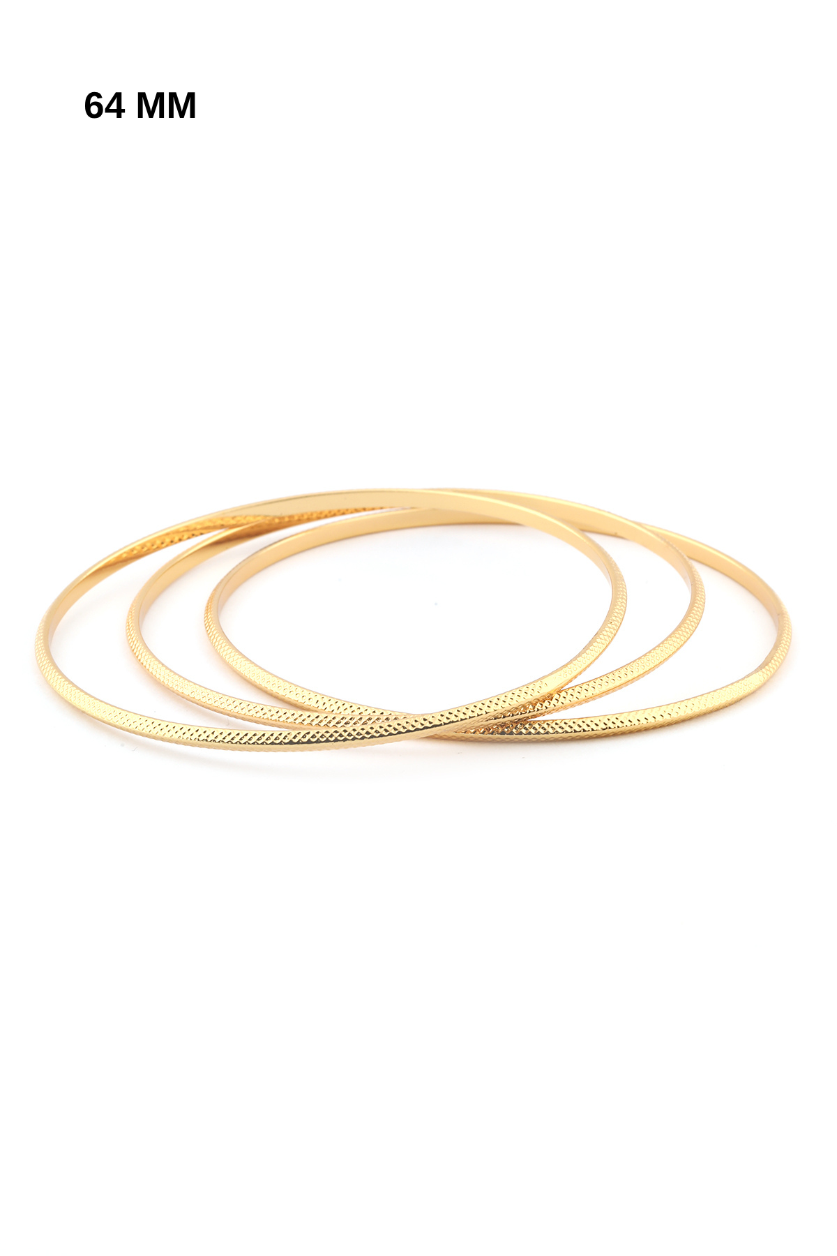 Çelik Üçlü Ajda Bileklik GOLD