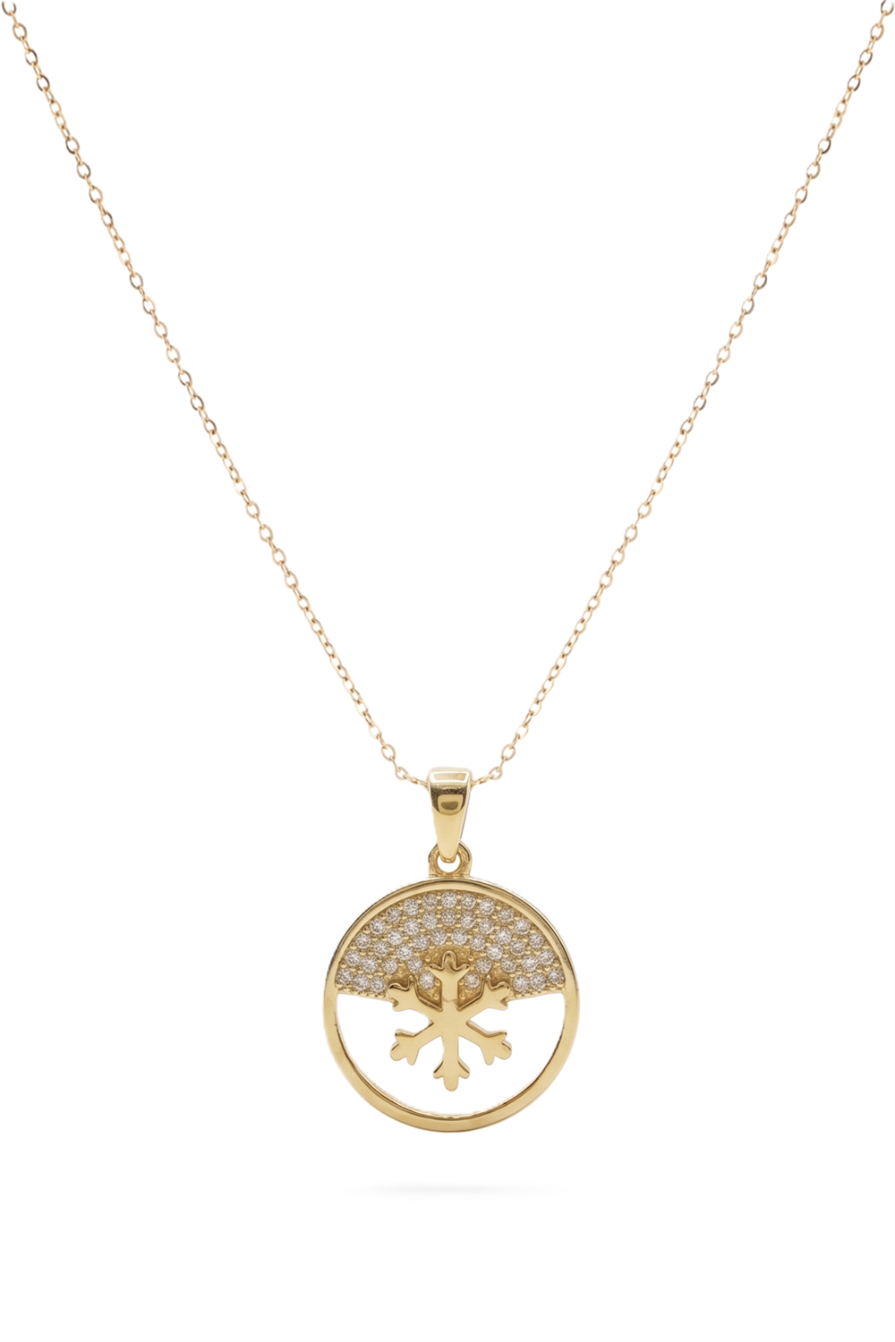 Çelik Y Kolye GOLD 45cm