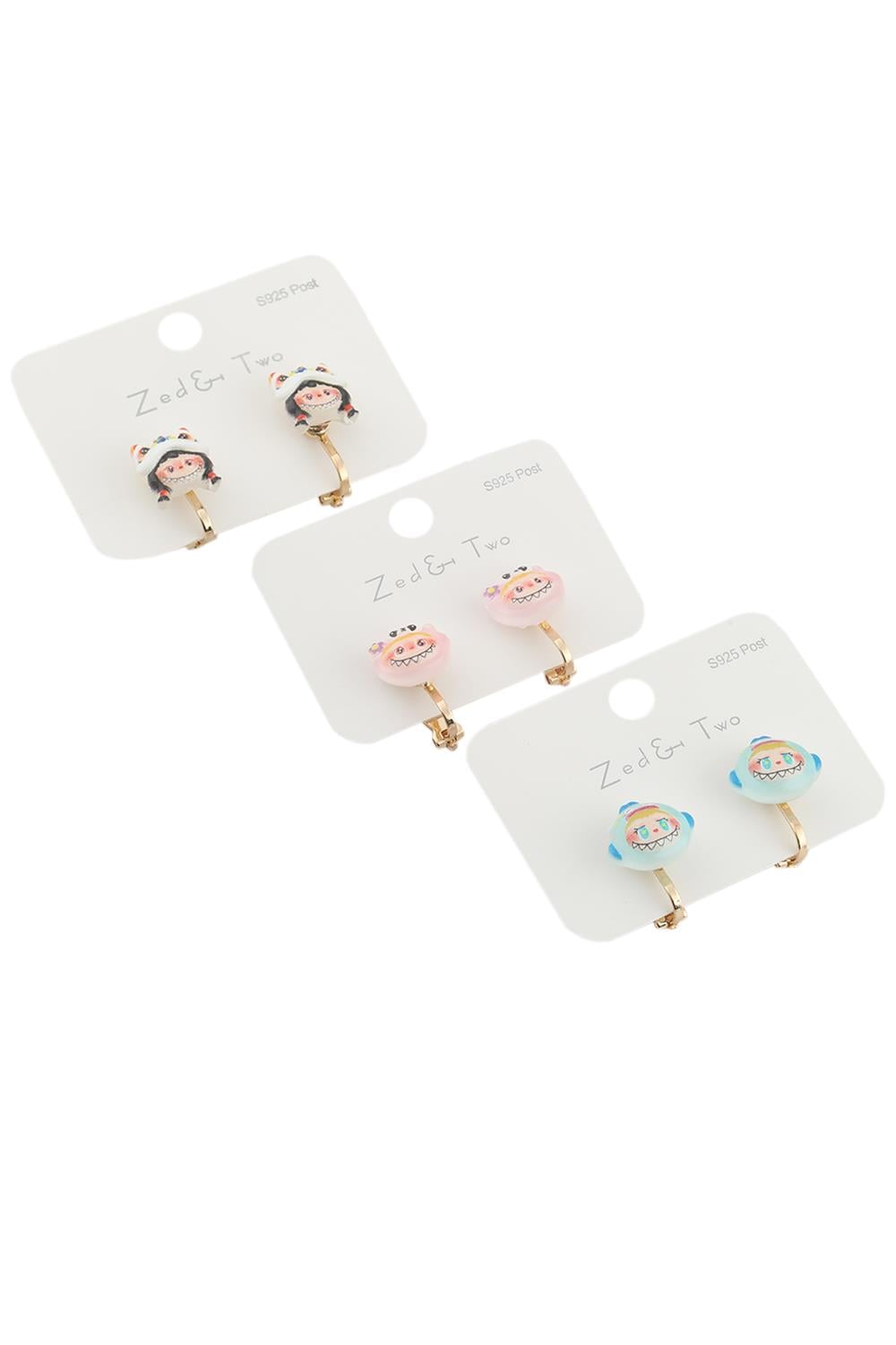 Çocuk Sıkıştırma Küpe 12li