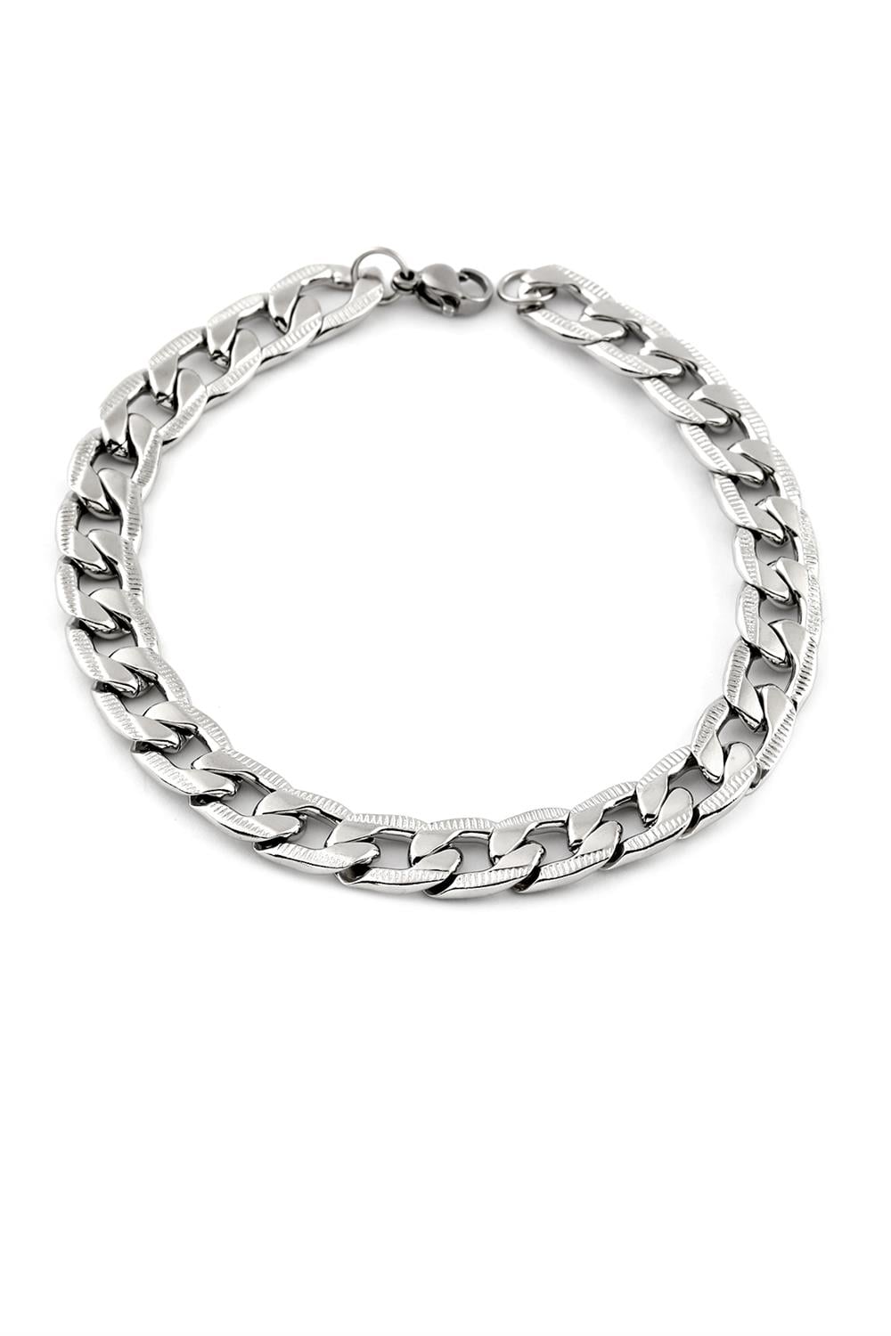 Erkek Çelik Bileklik (19cm)