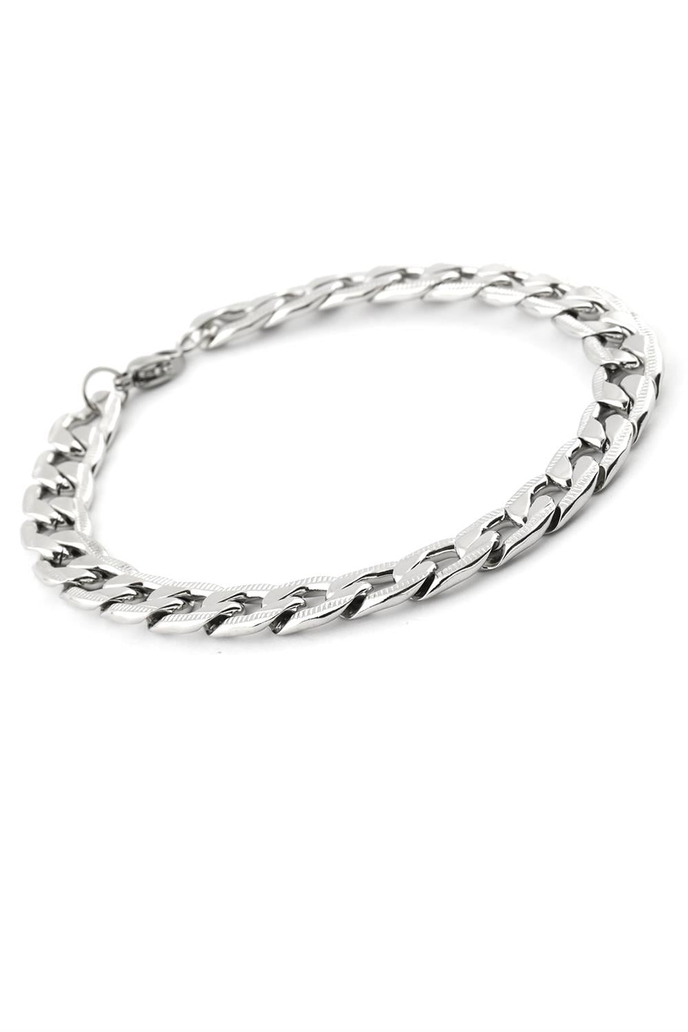 Erkek Çelik Bileklik (19cm)