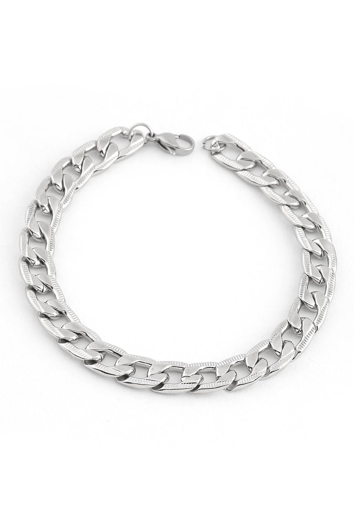 Erkek Çelik Bileklik (19cm)