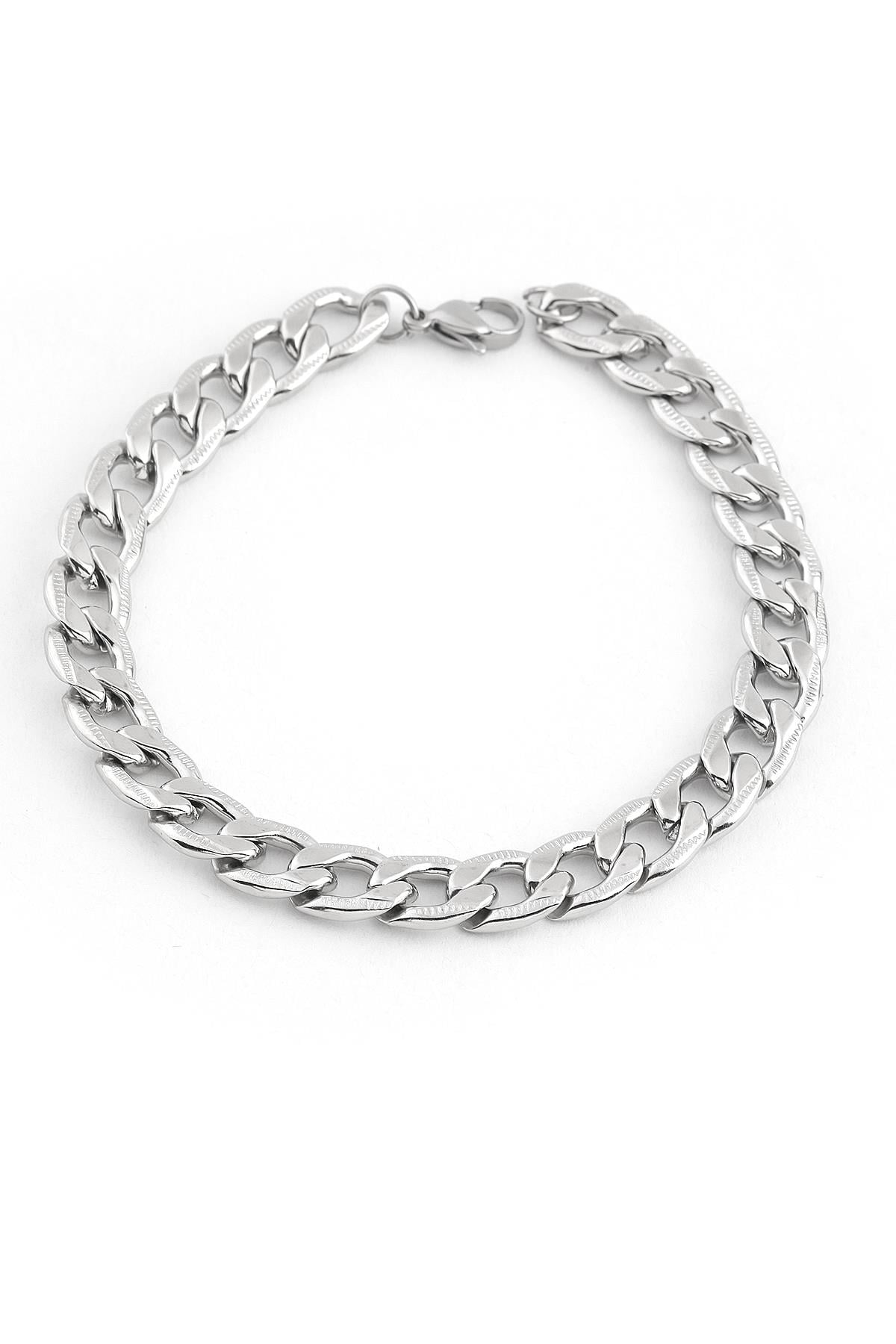 Erkek Çelik Bileklik (19cm)