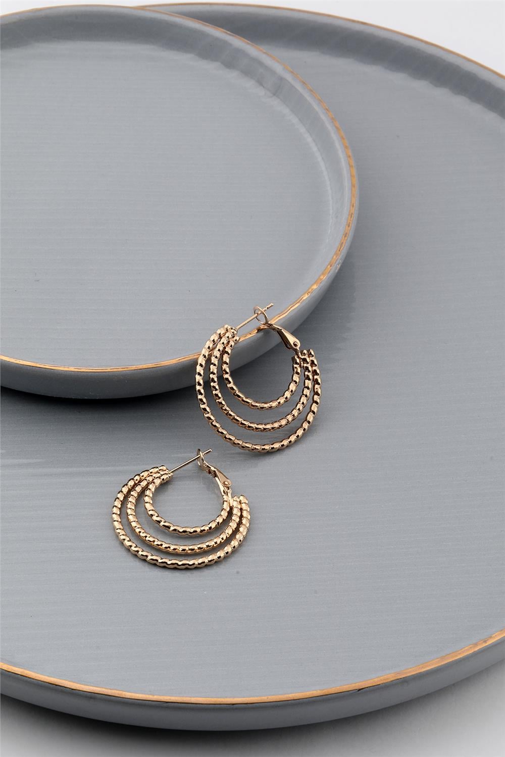 Halka Küpe Gold