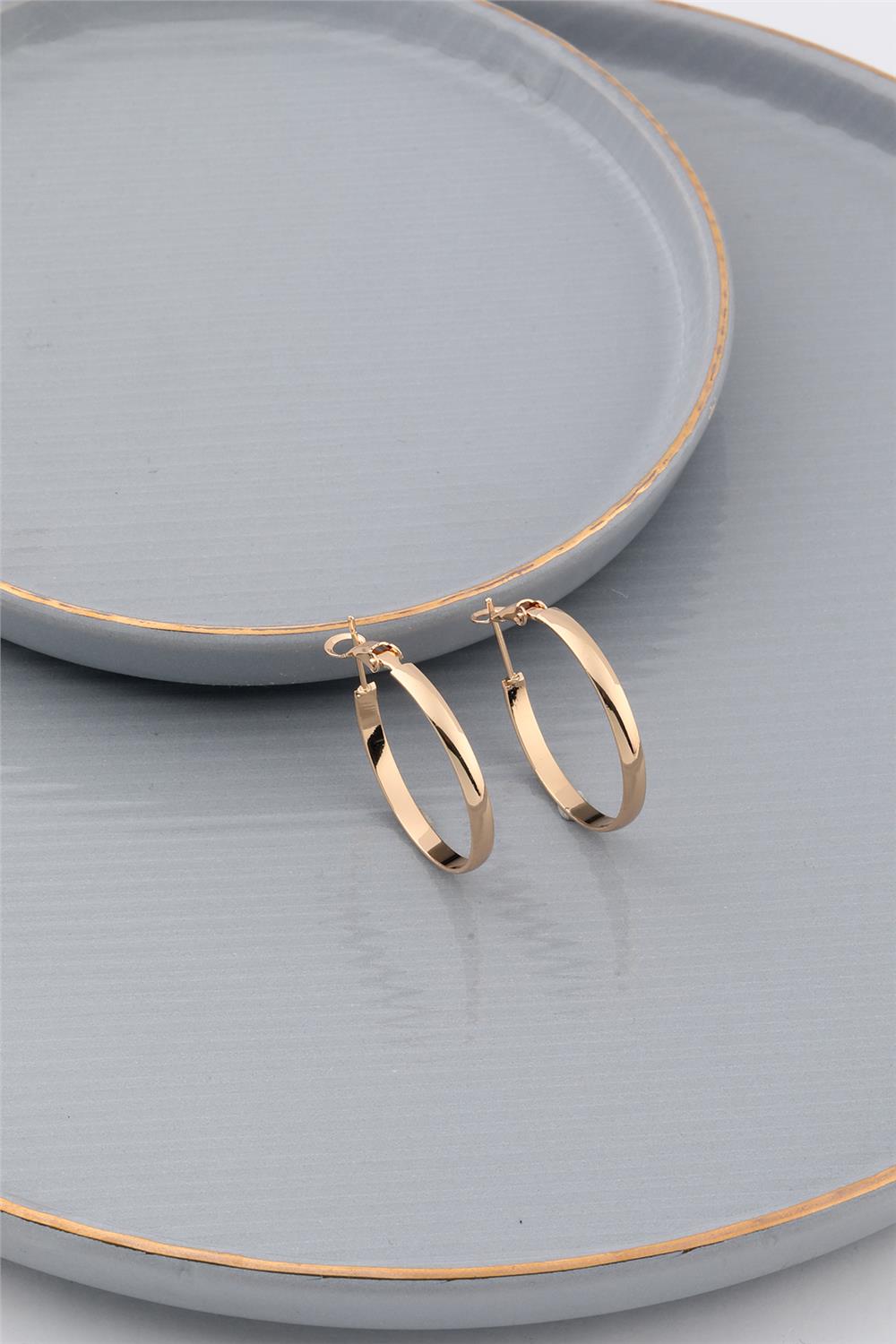 Halka Küpe Gold