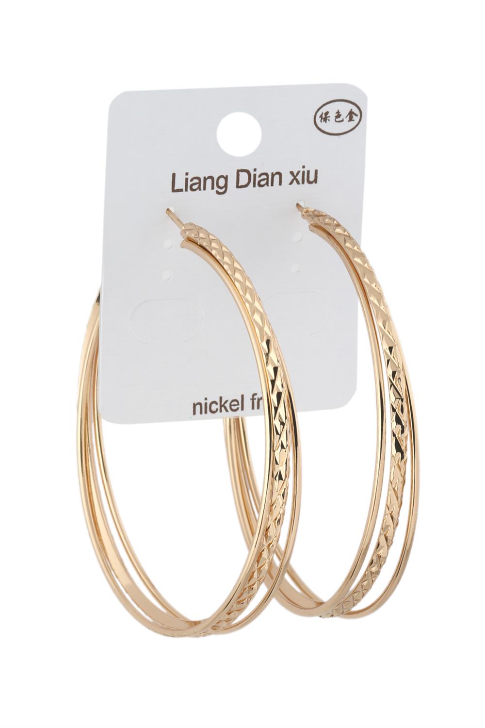 Halka Küpe Gold