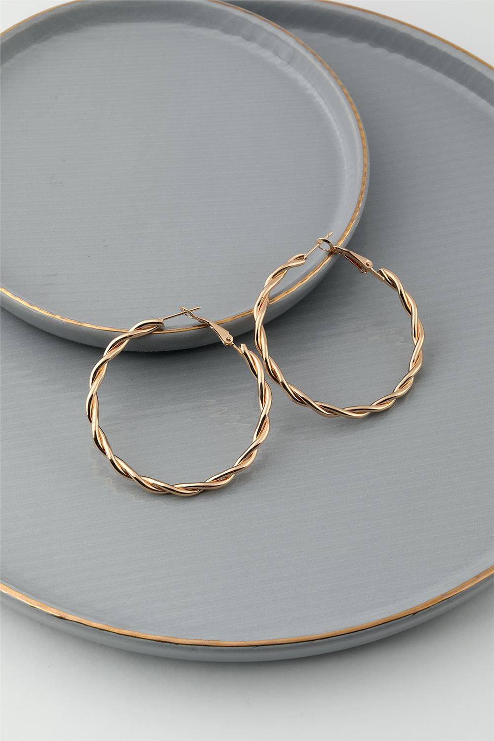 Halka Küpe Gold