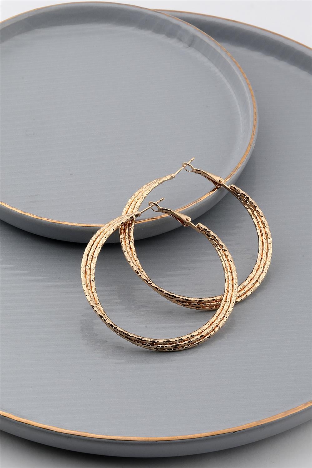 Halka Küpe Gold