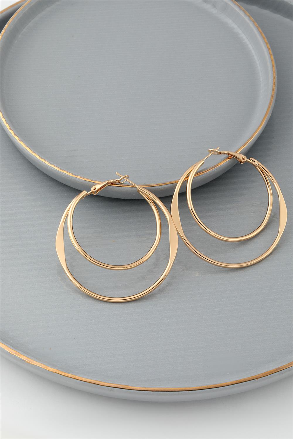 Halka Küpe Gold