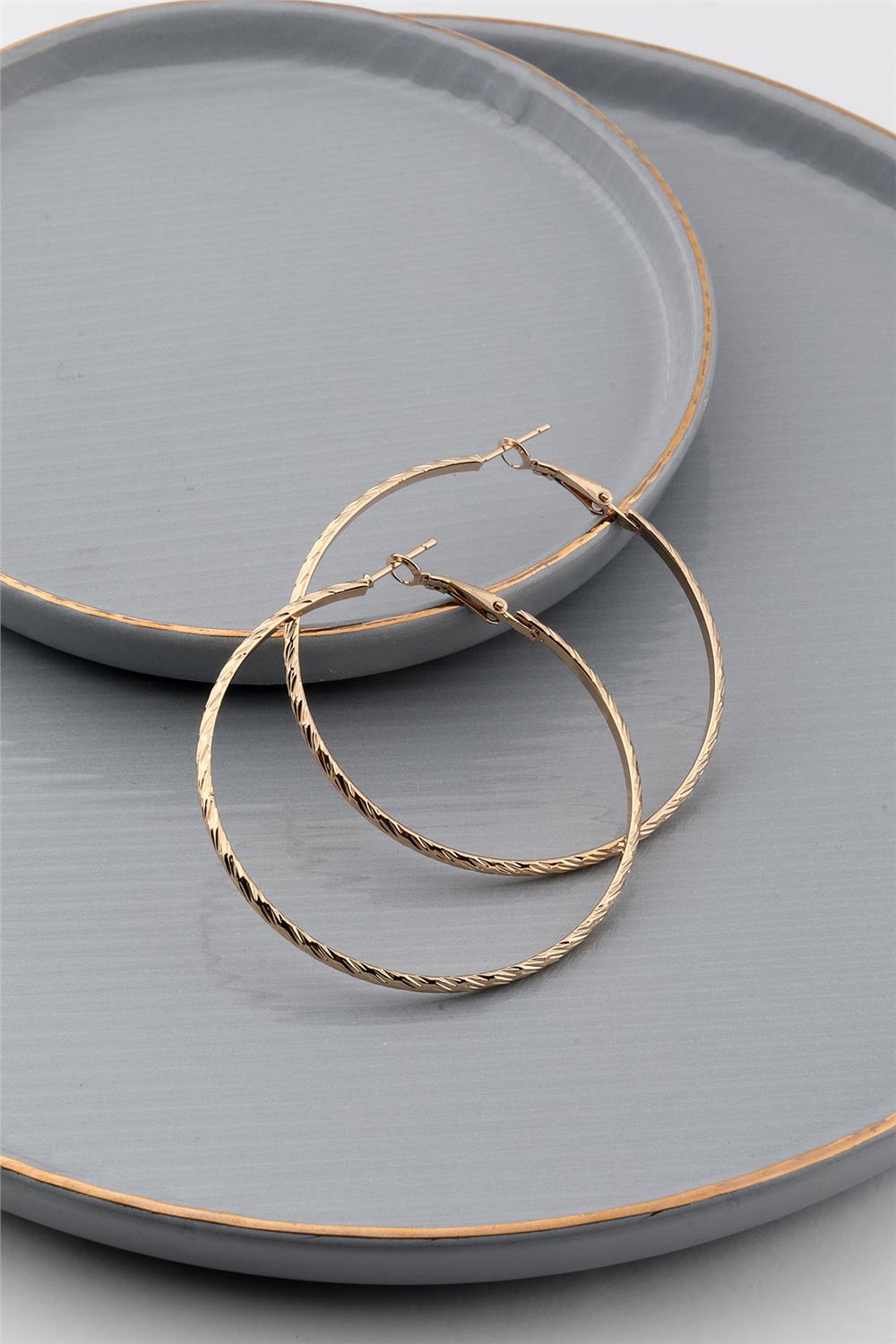 Halka Küpe Gold