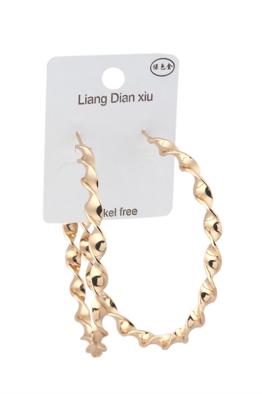 Halka Küpe Gold