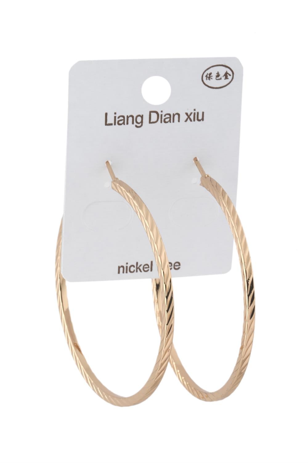 Halka Küpe Gold