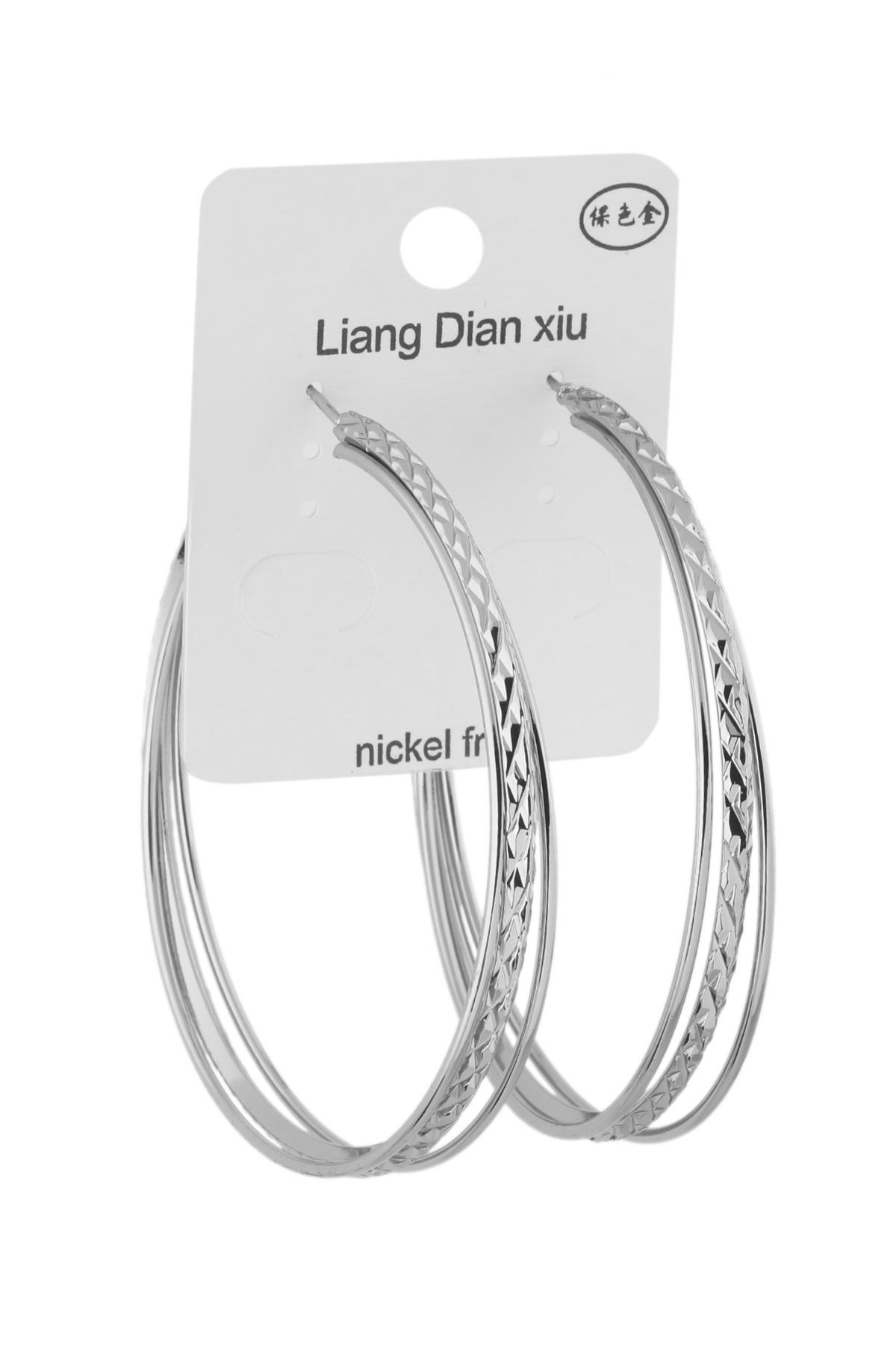 Halka Küpe Silver