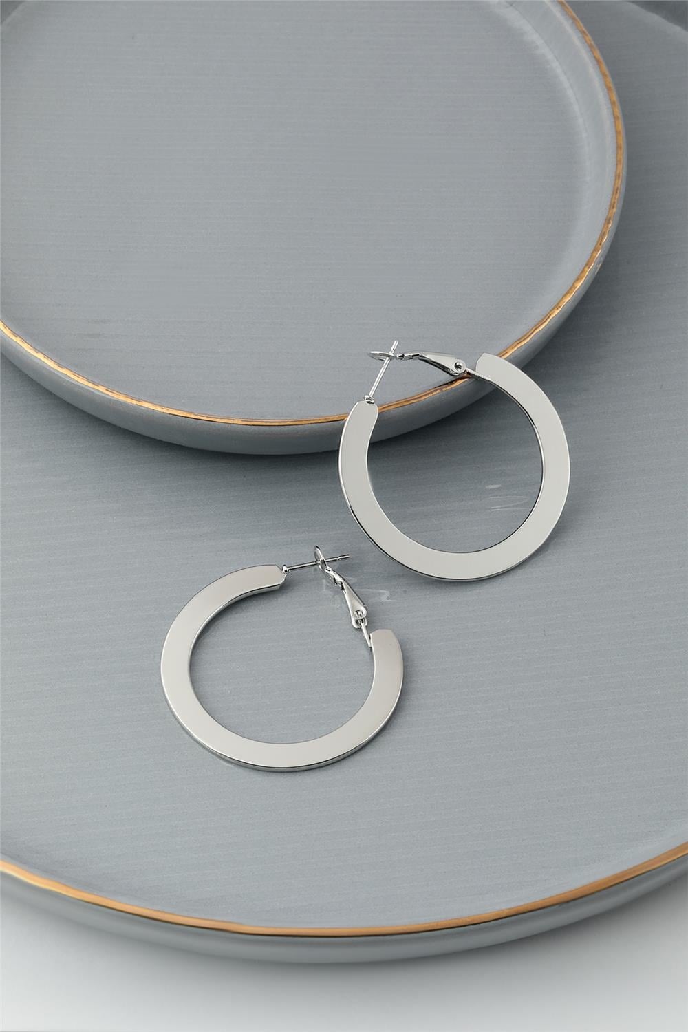 Halka Küpe Silver