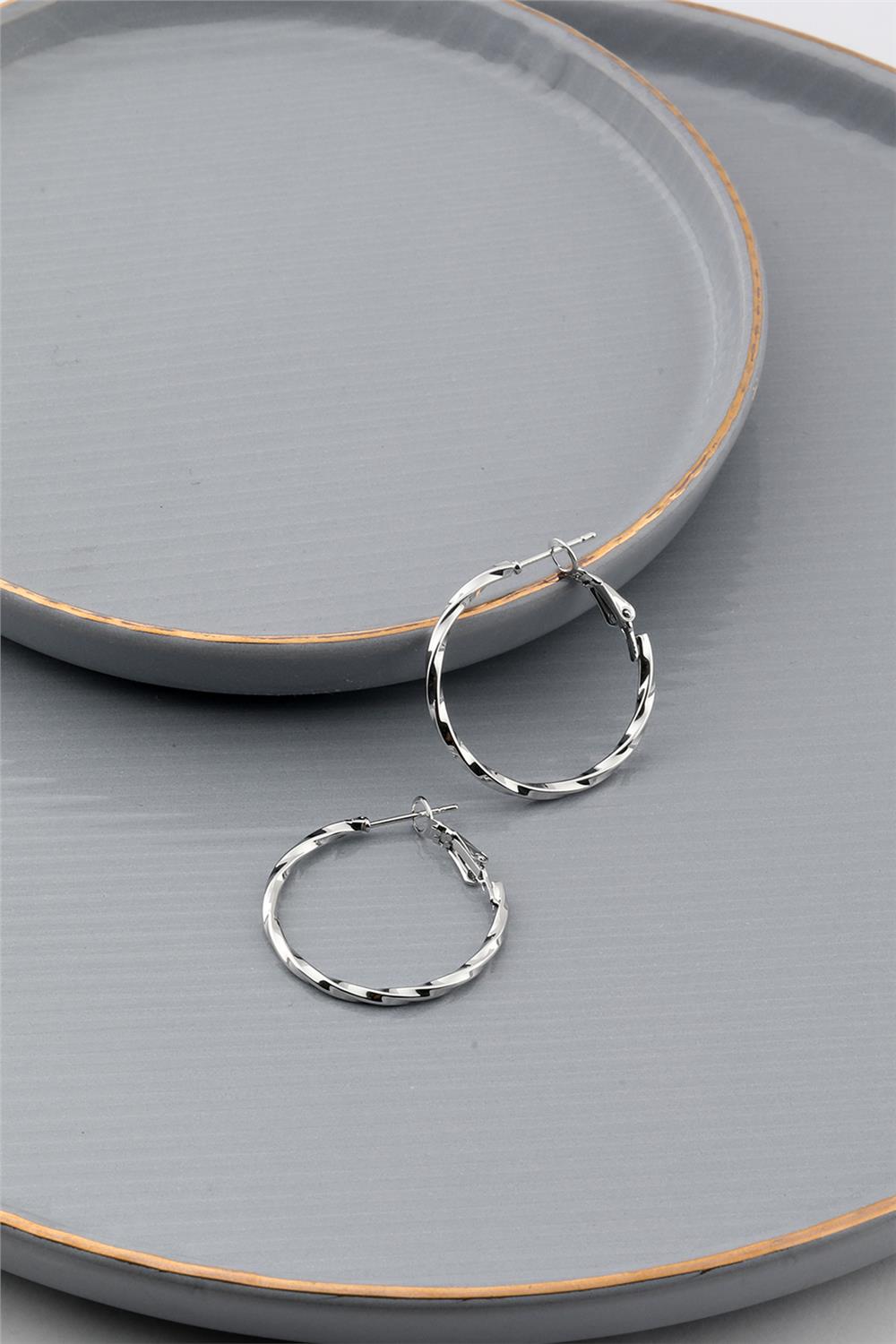 Halka Küpe Silver