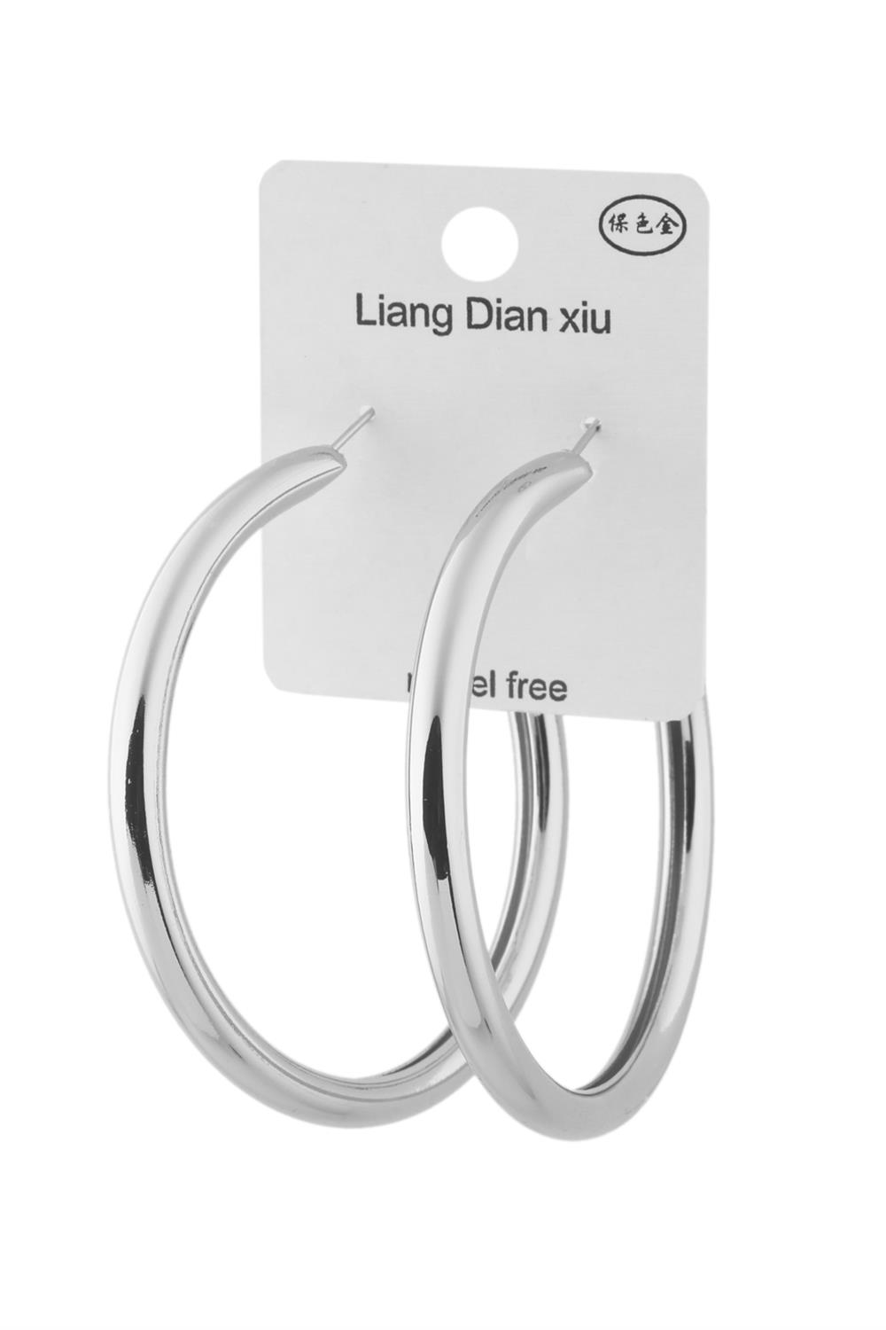 Halka Küpe Silver