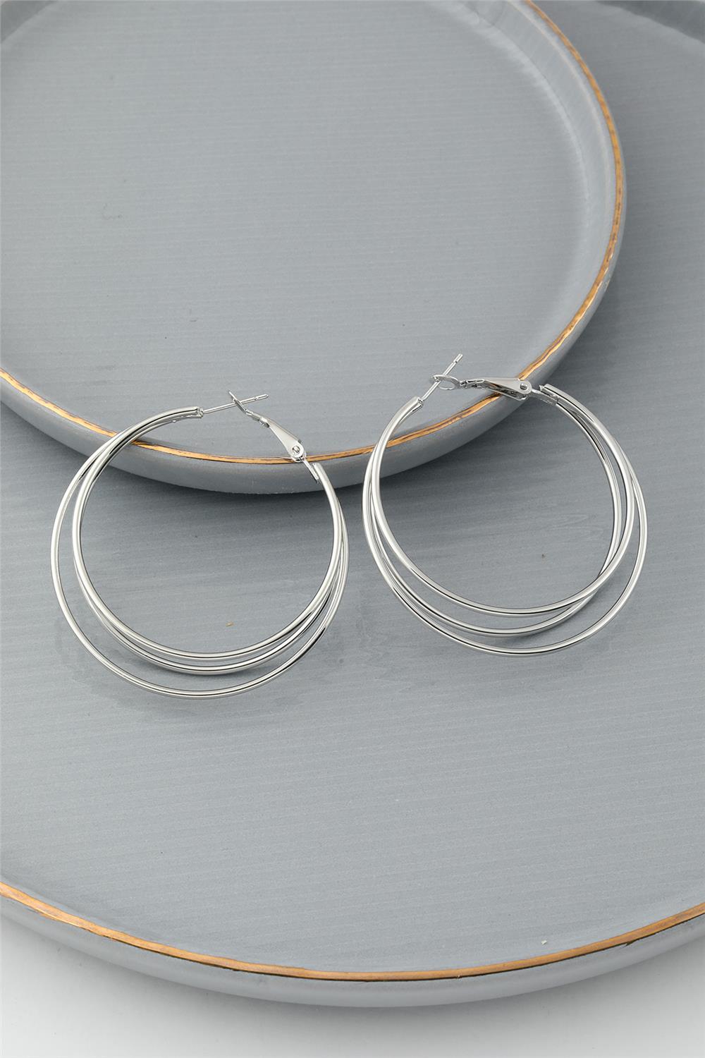 Halka Küpe Silver