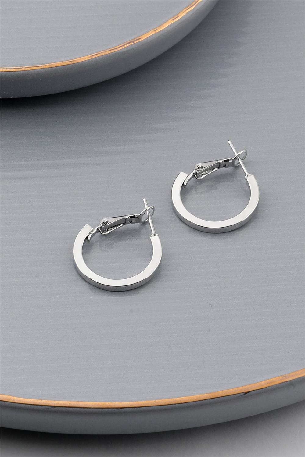 Halka Küpe Silver