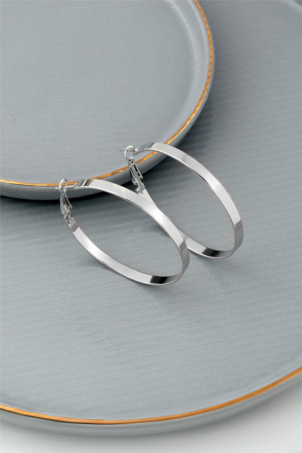 Halka Küpe Silver