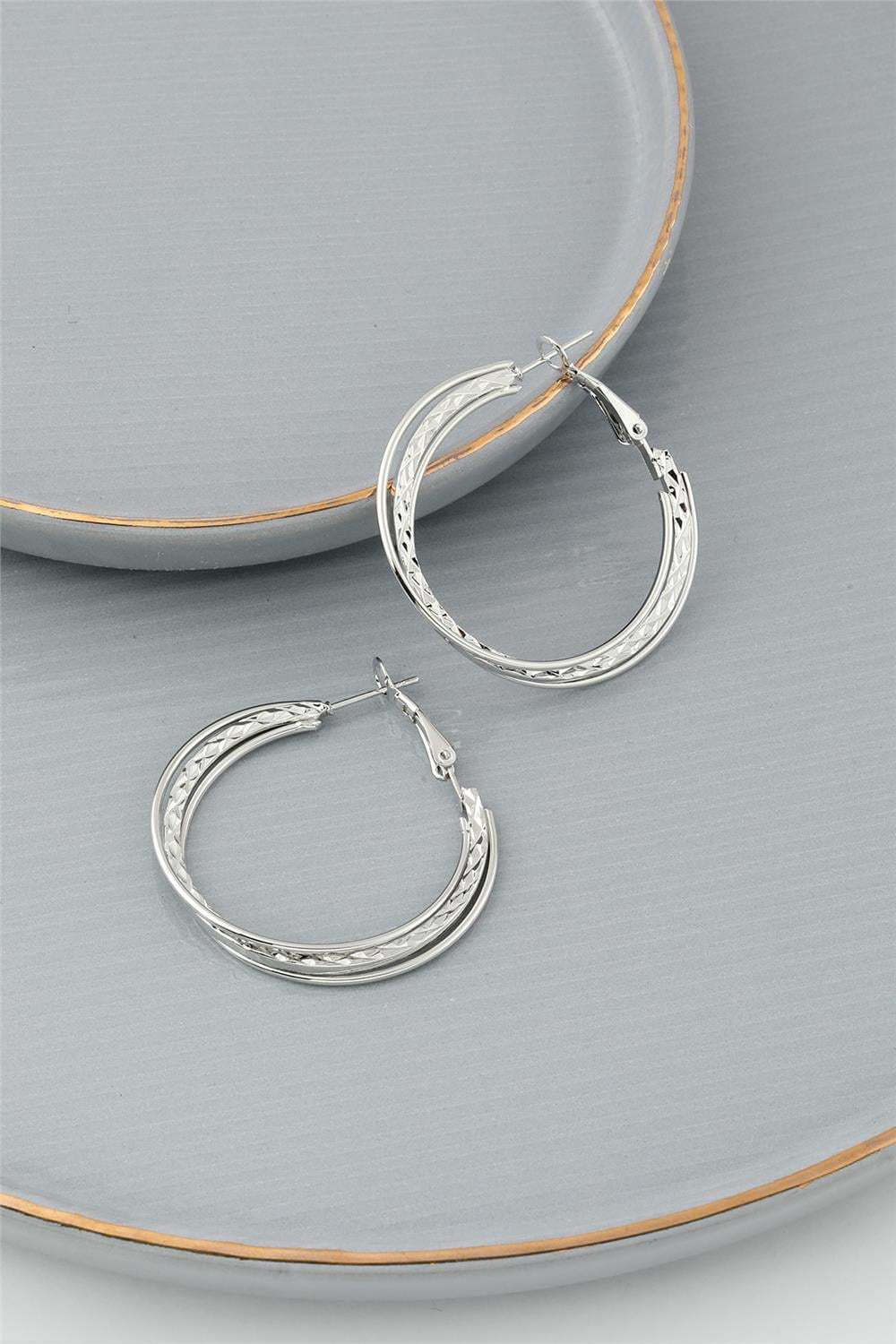Halka Küpe Silver