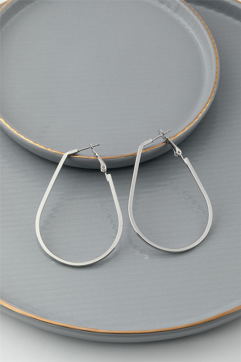 Halka Küpe Silver