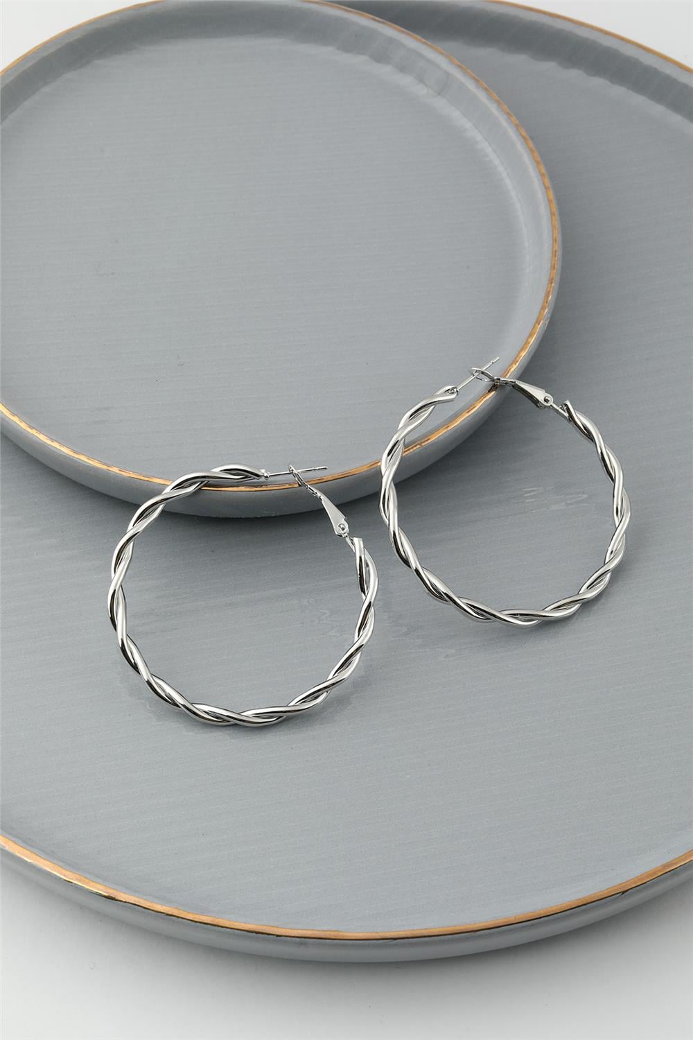 Halka Küpe Silver