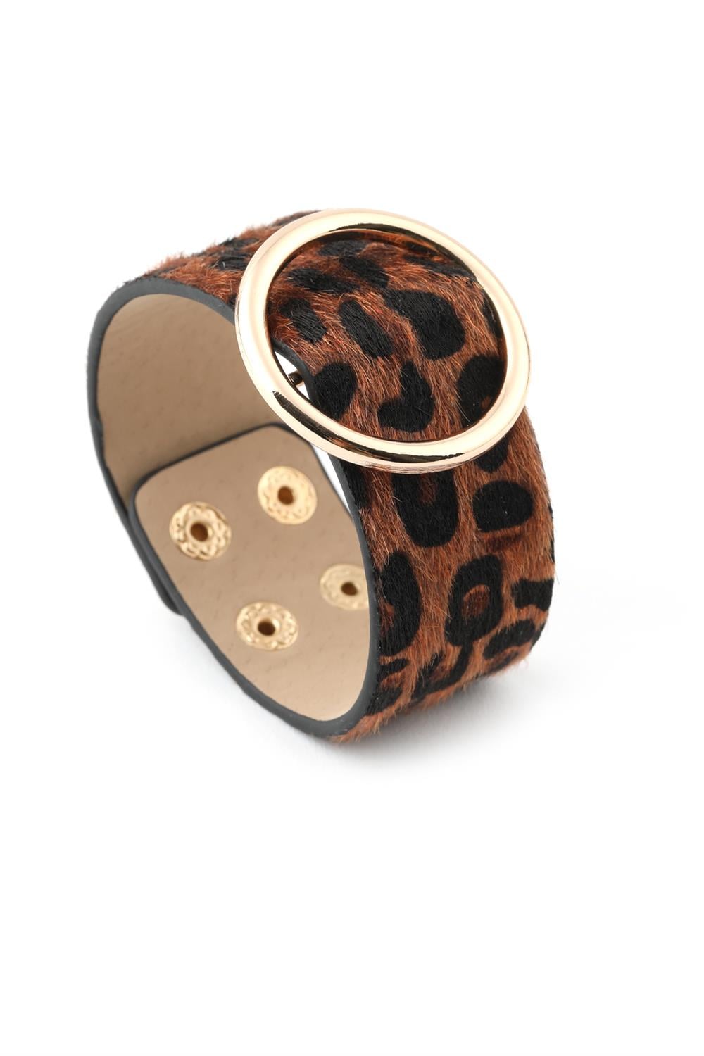 Leopar Bileklik Koyu Ton