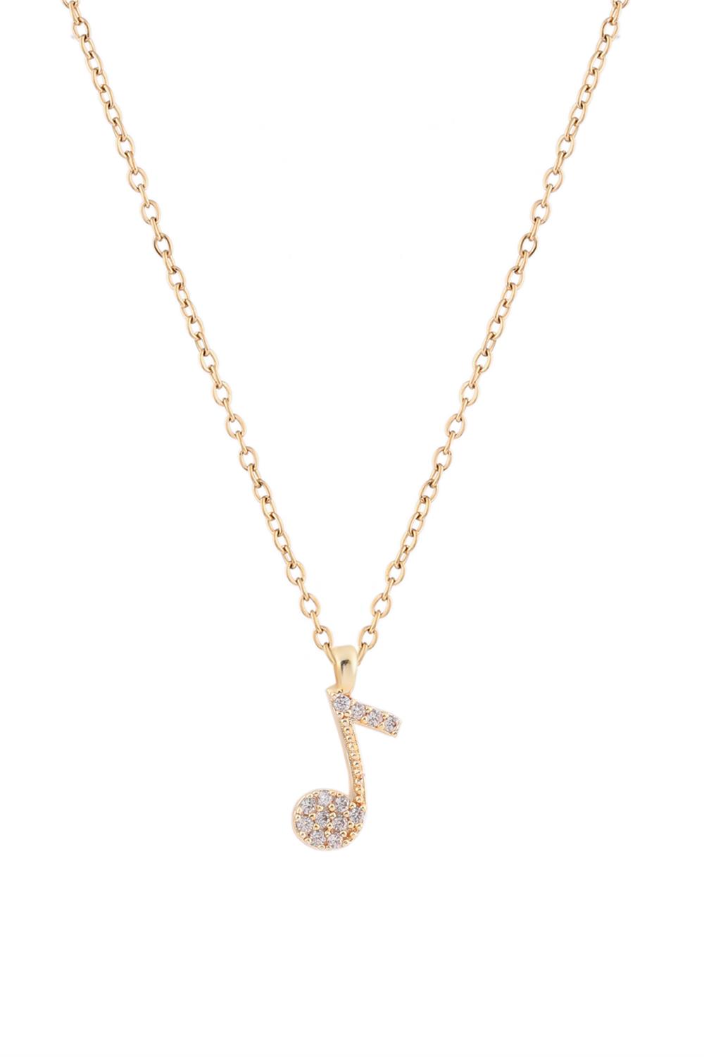Nota Gold Zirkon Kolye