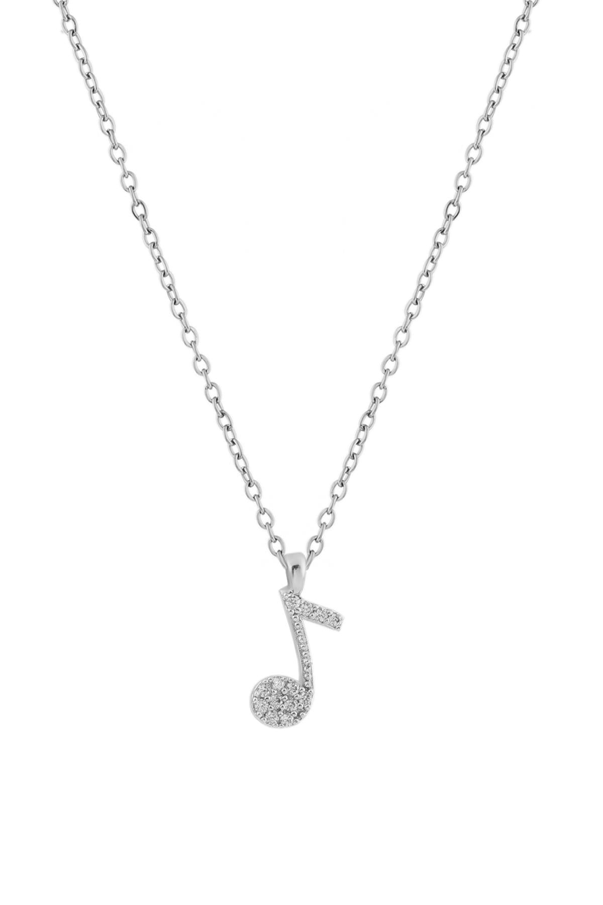 Nota Silver Zirkon Kolye