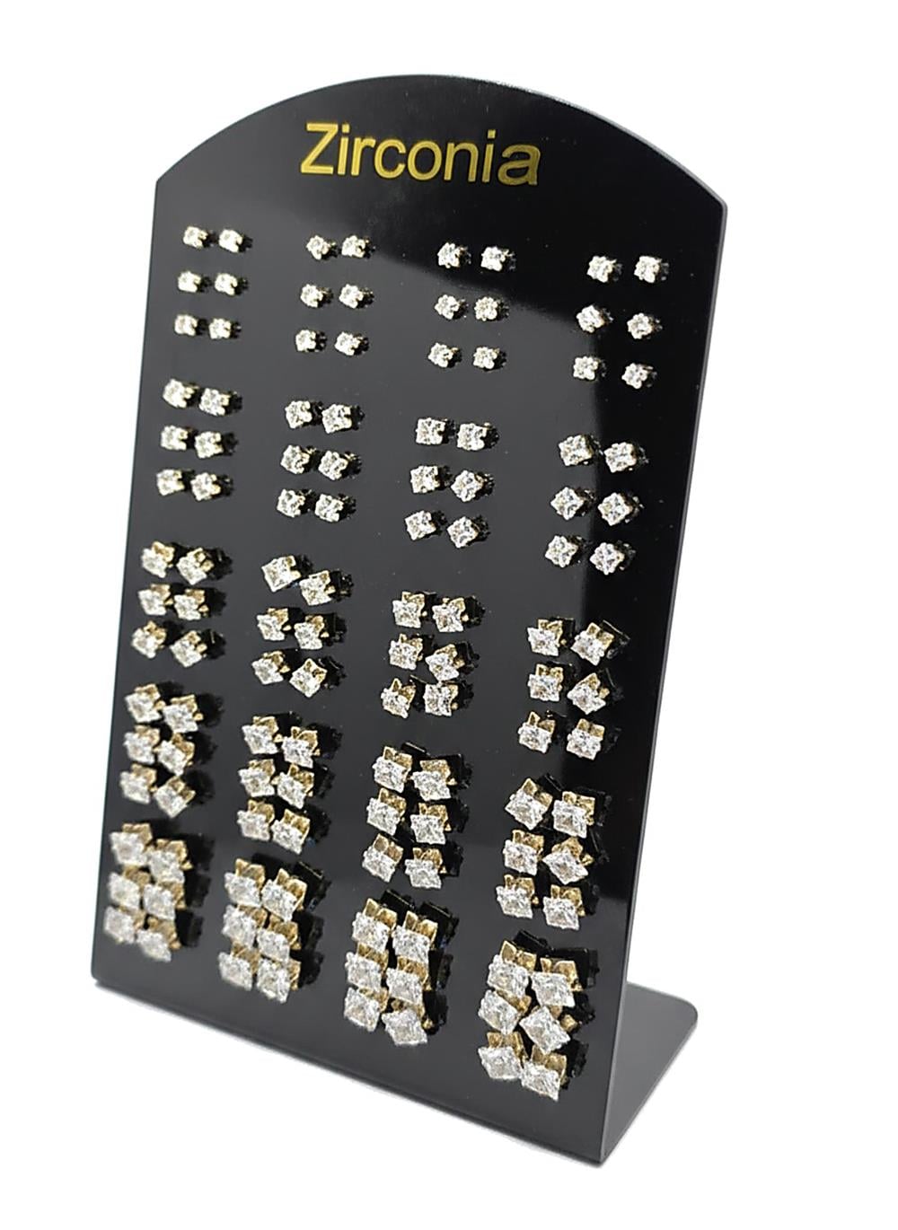 Stand Zirkon Küpe GOLD(60 Çift )