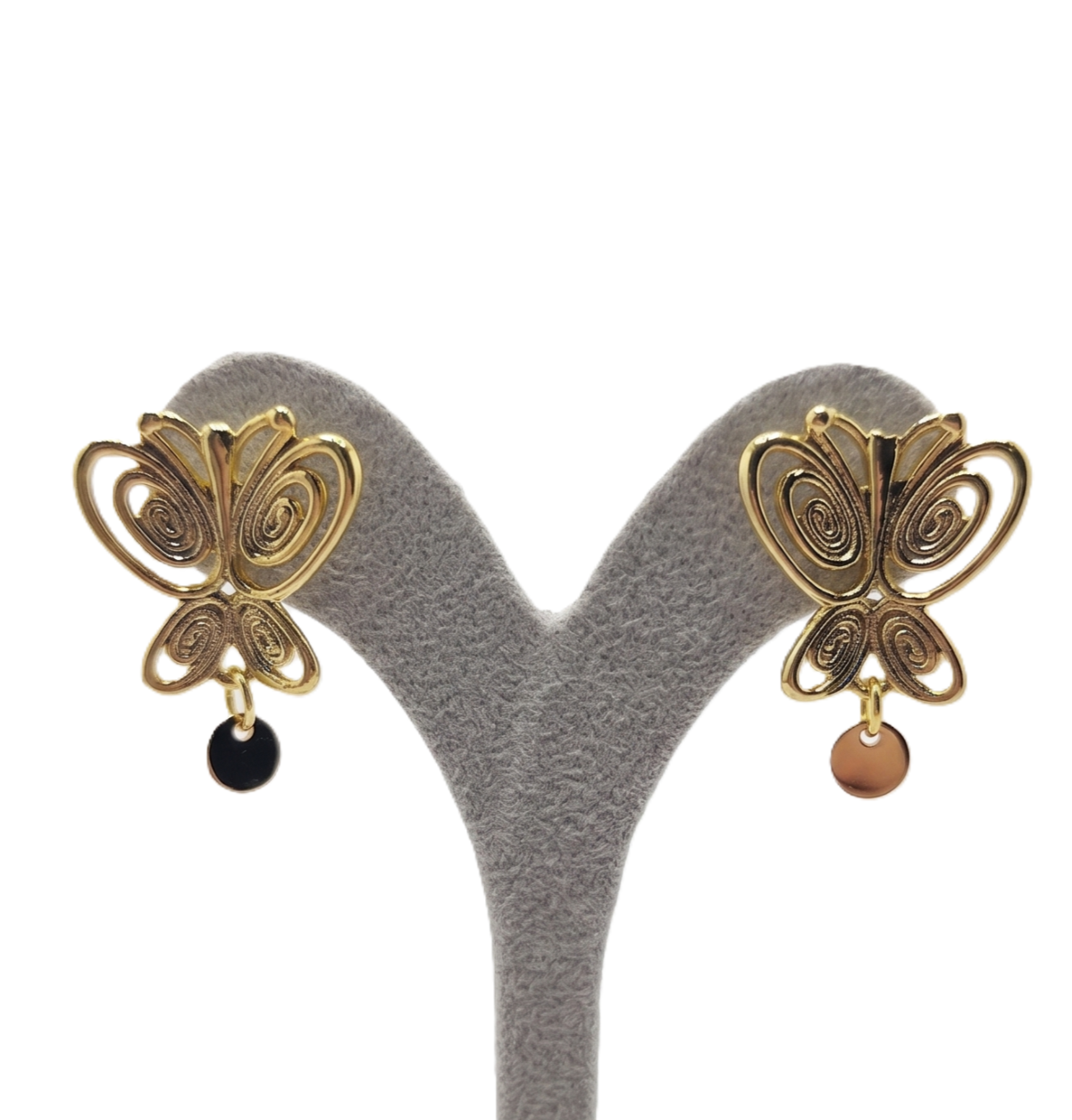 VIP Kelebek İkili Küpe GOLD