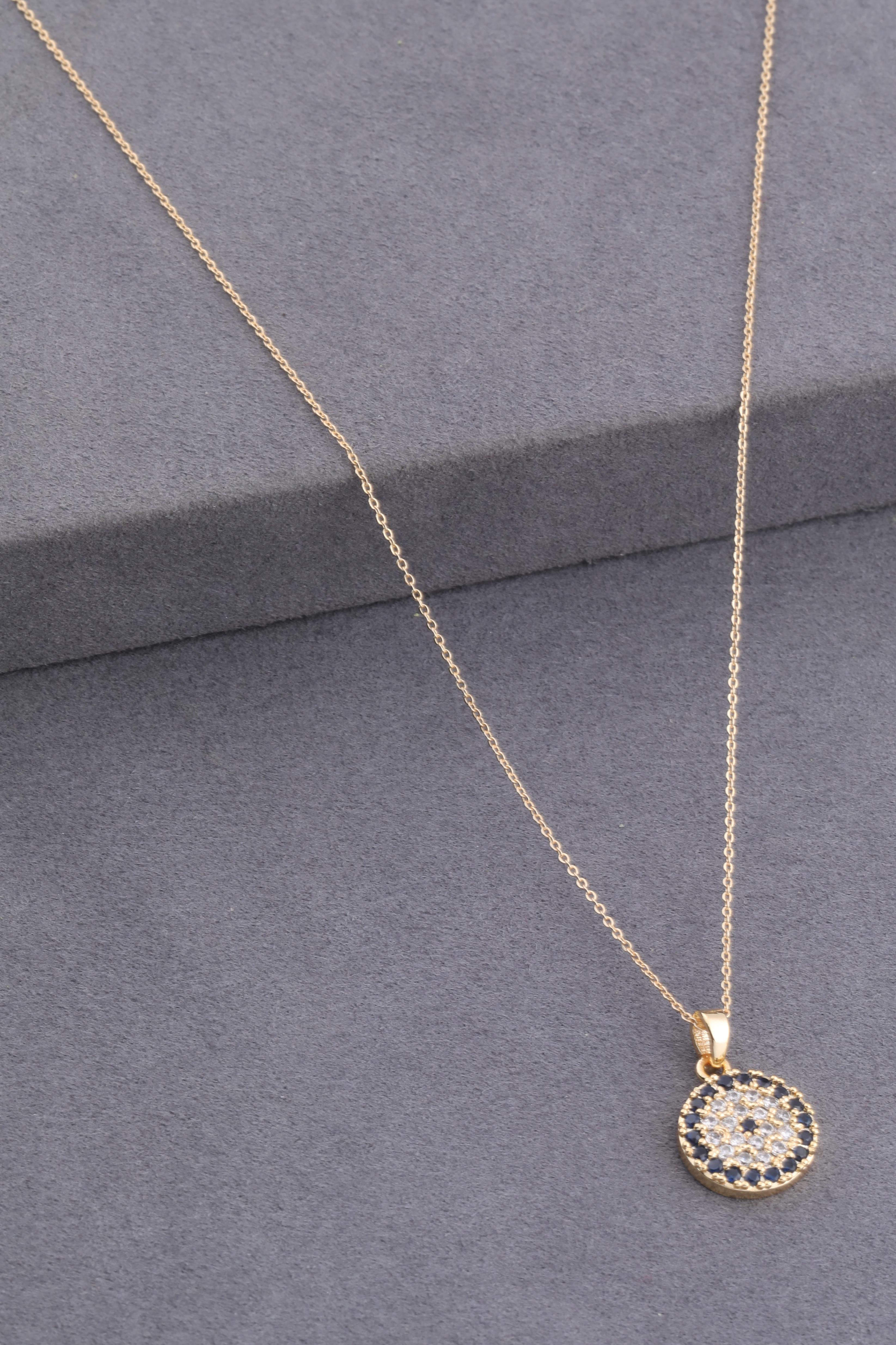 Zirkon Kolye Gold