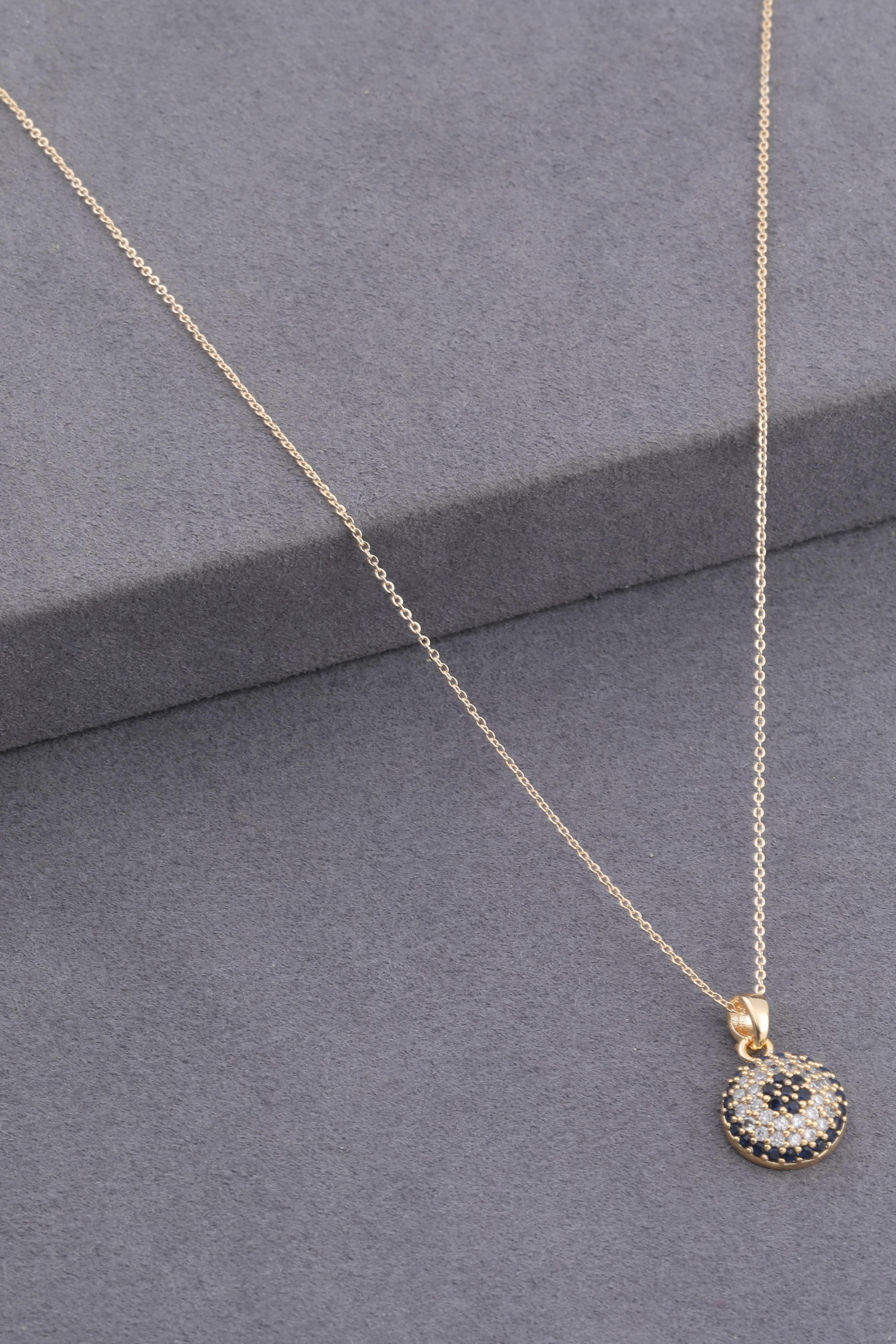 Zirkon Kolye Gold