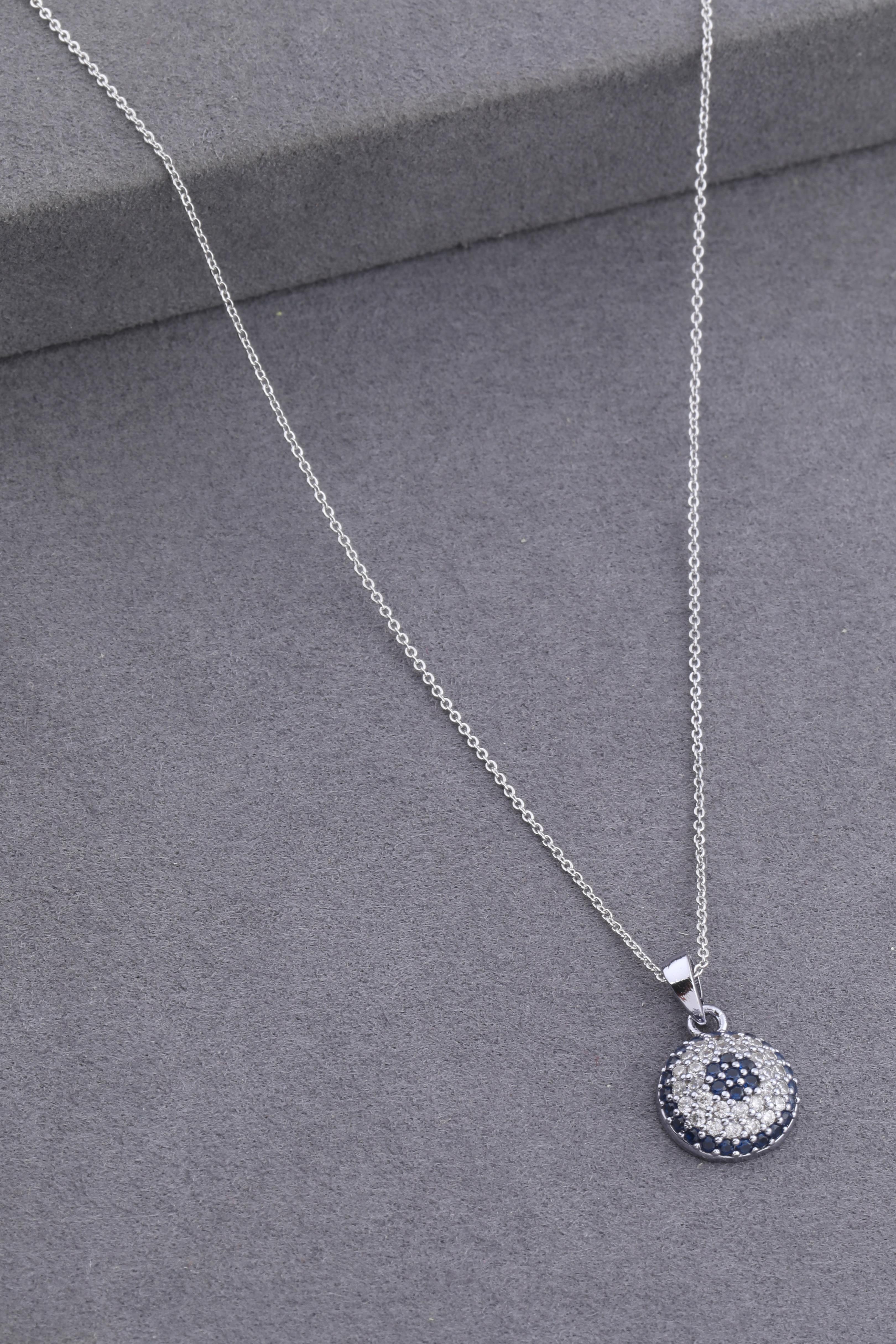 Zirkon Kolye Silver