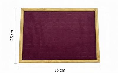 Ahşap Yüzük Tablası  25X35cm