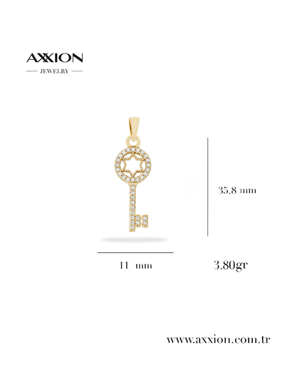 AXXION 14K Kolye Ucu GOLD