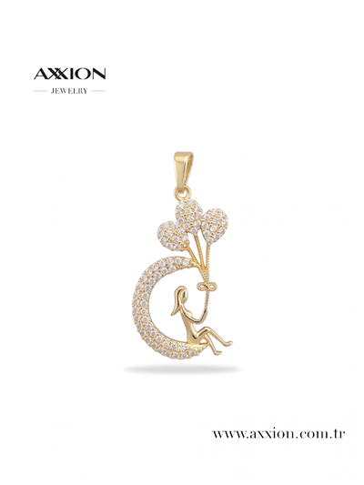 AXXION 14K Kolye Ucu GOLD